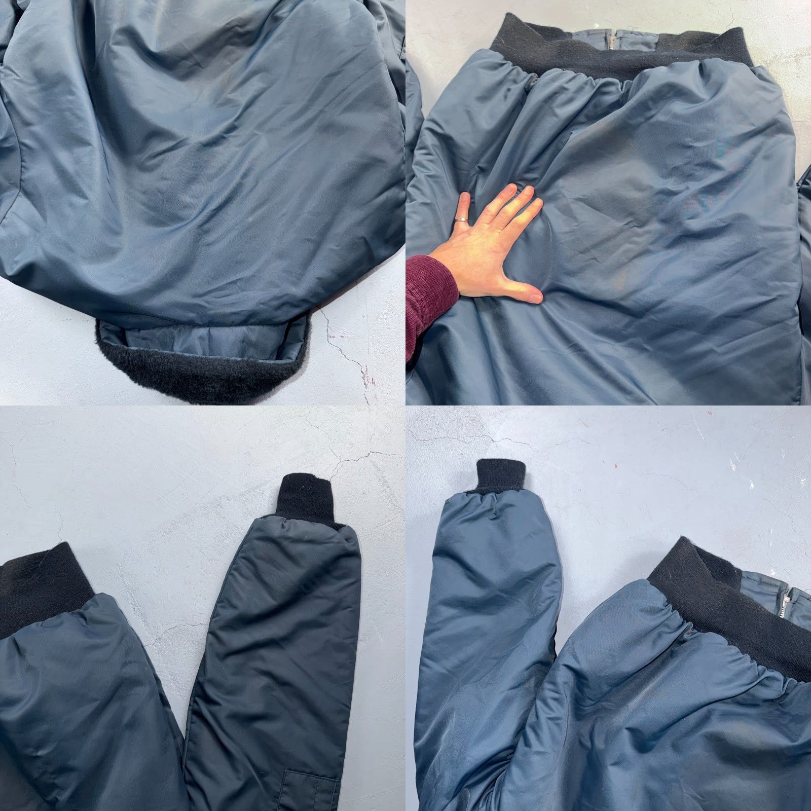 Vintage Vintage Wear-Guard Jacket Mens M Blue Bomber Faux Fur Collar Sherpa USA 80s Size US M / EU 48-50 / 2 - 10 Thumbnail