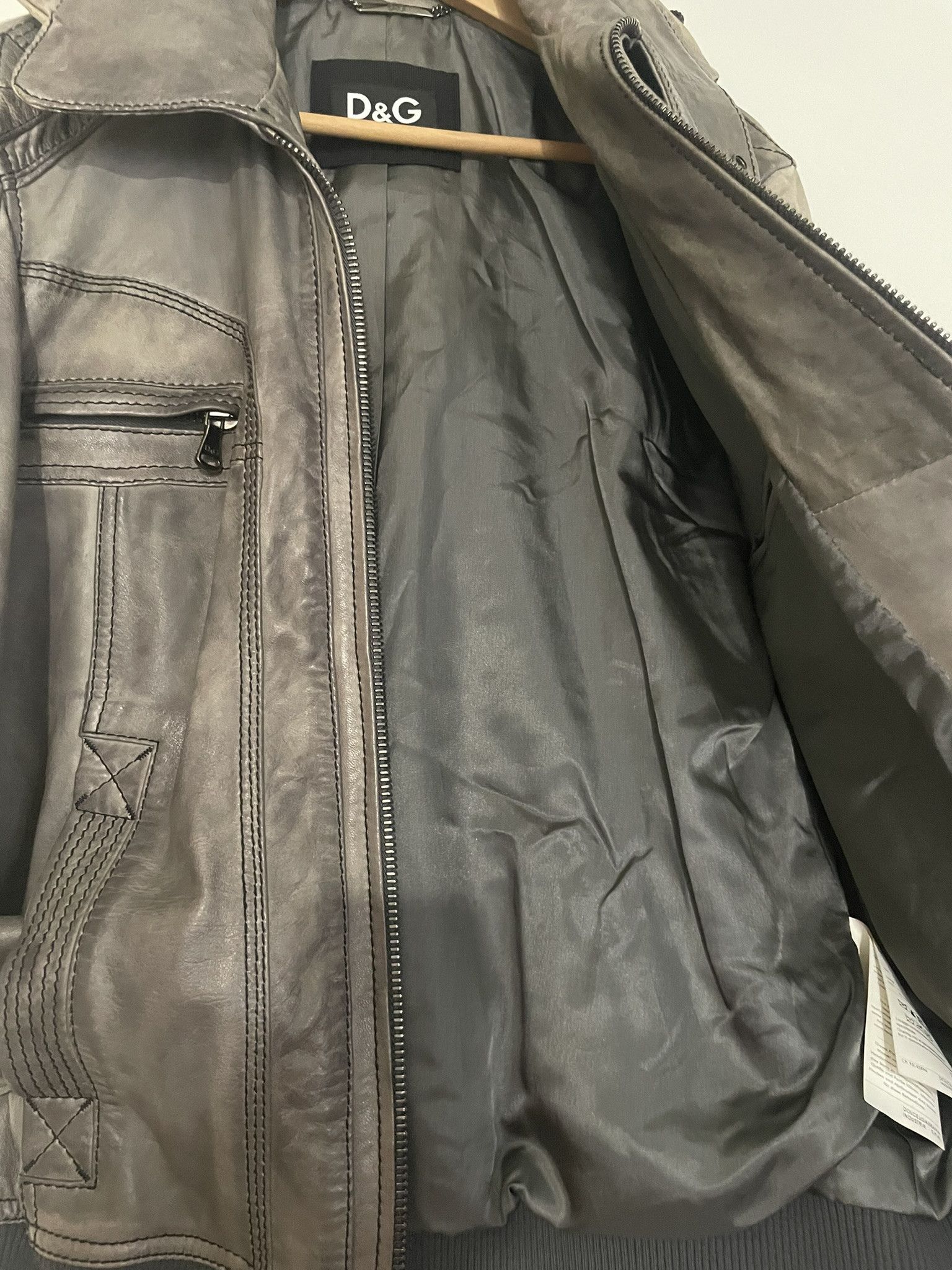 Dolce & Gabbana D&G leather jaket Size US L / EU 52-54 / 3 - 8 Thumbnail