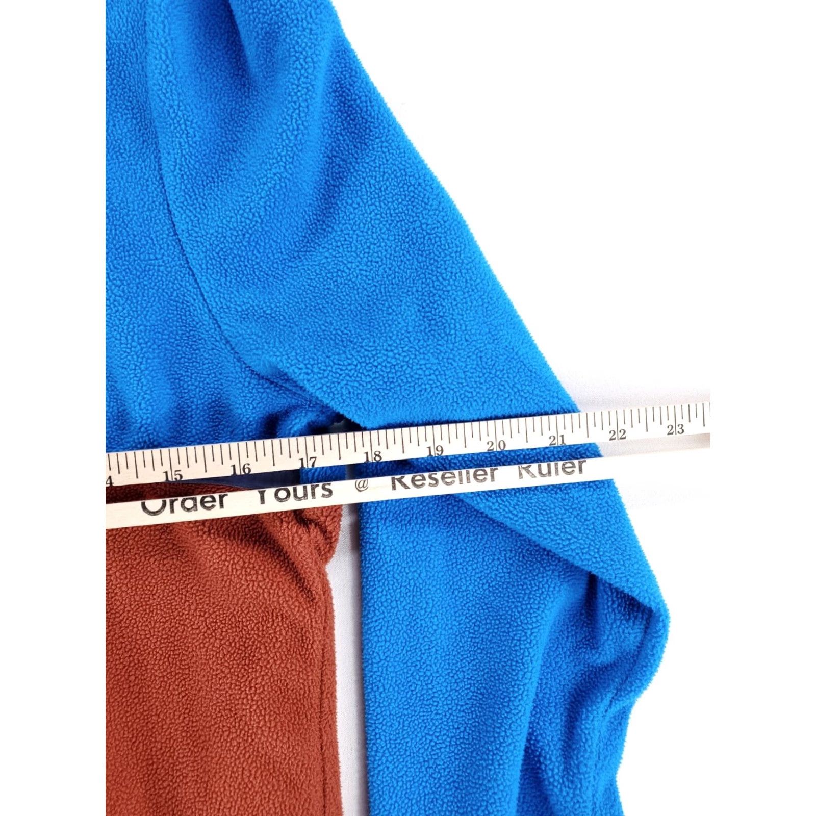 Cotopaxi Cotopaxi 1/4 Zip Fleece Pullover Shirt Long Sleeve Mens S Multicolor Blue Orange Shirt Size US S / EU 44-46 / 1 - 8 Thumbnail