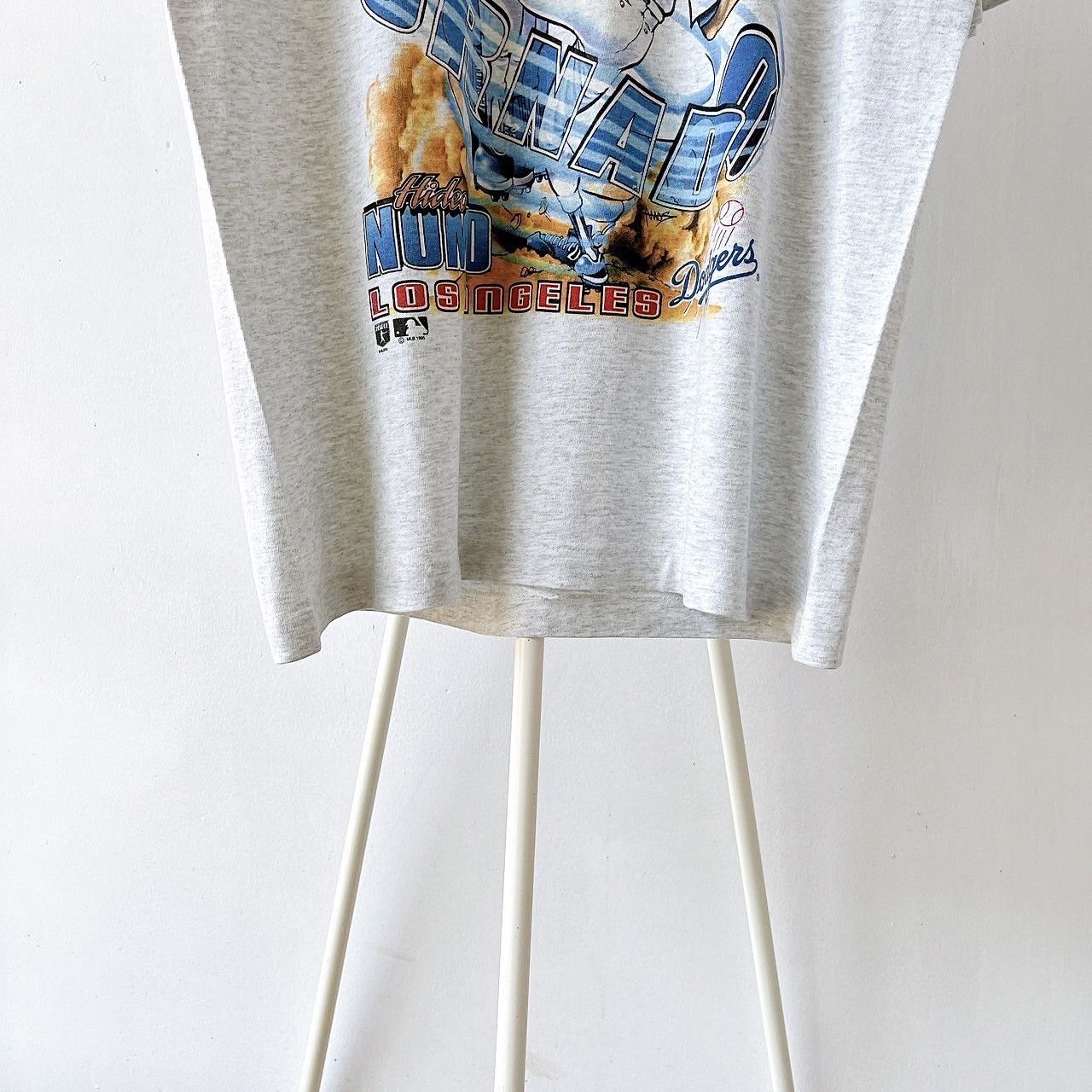 Vintage 90s Hideo Nomo Los Angeles Dodgers player MLB t-shirt/ L Size US L / EU 52-54 / 3 - 4 Thumbnail