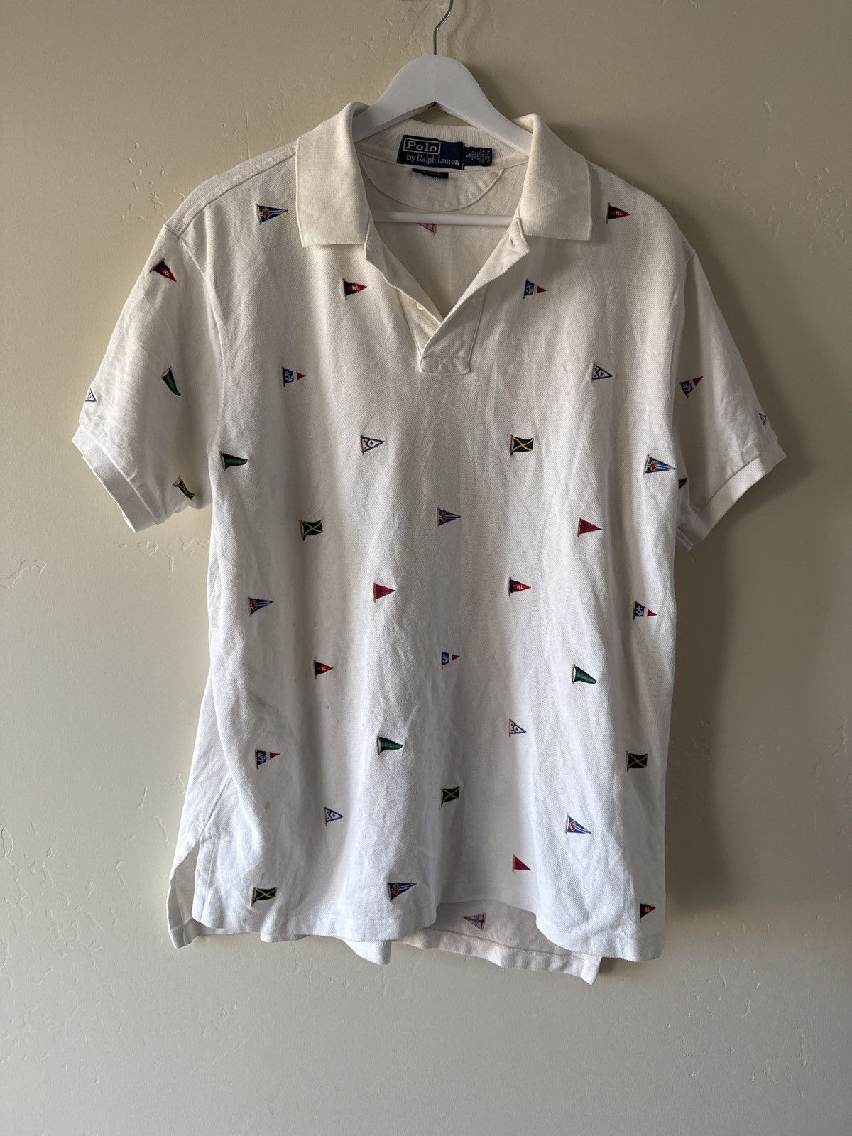 Ralph Lauren Vintage Polo Shirt Size US L / EU 52-54 / 3 - 1 Thumbnail