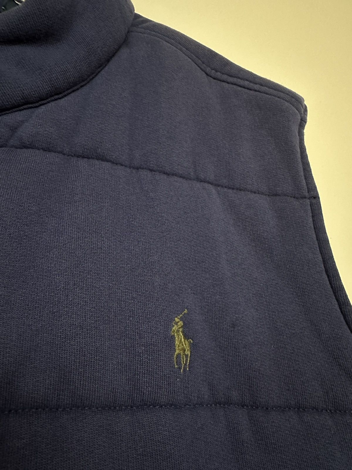Polo Ralph Lauren × Vintage Vintage 90s Polo Ralph Lauren Pony Quilted Zip Up Vest Size US XXL / EU 58 / 5 - 4 Thumbnail