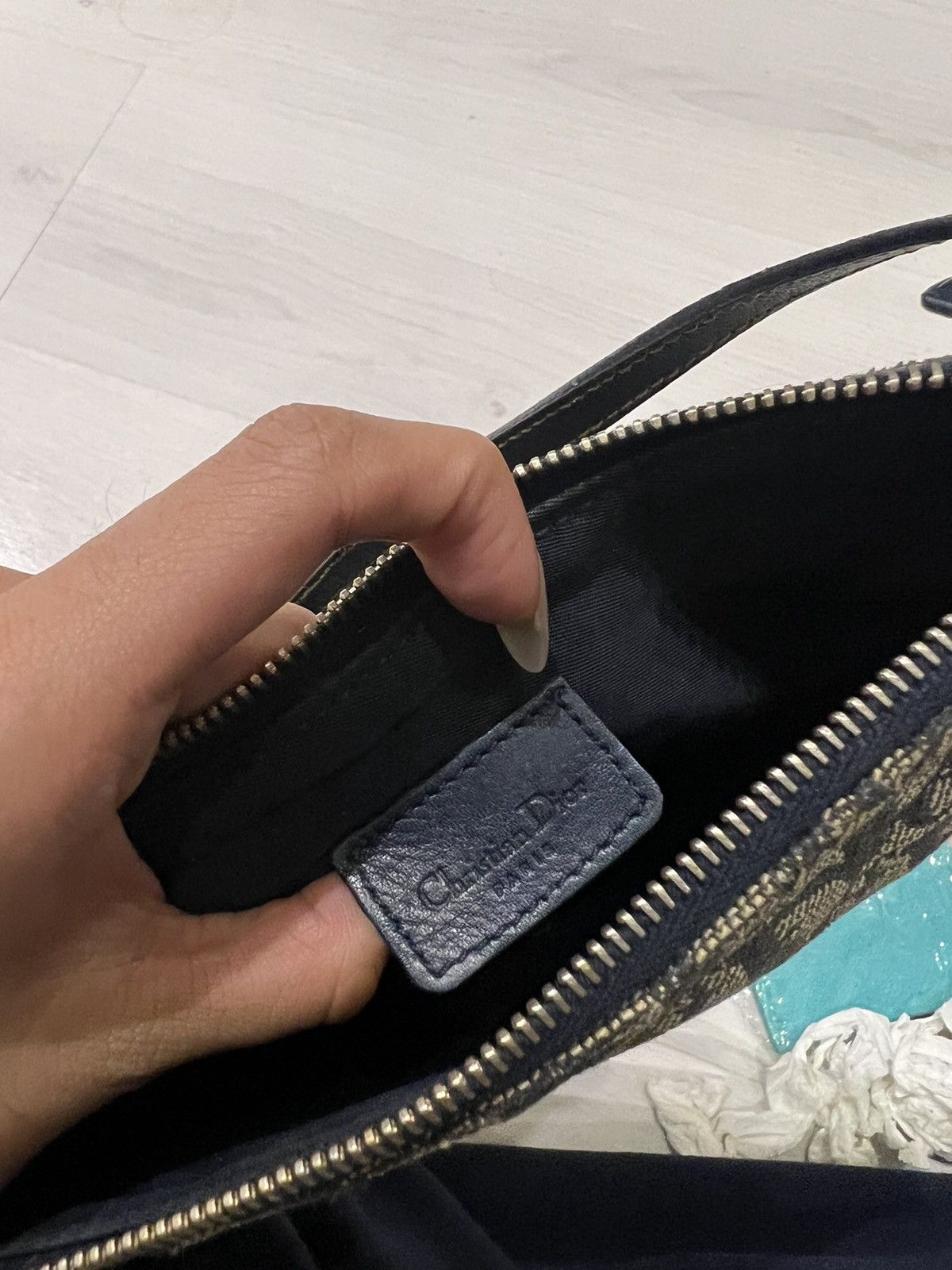 Designer × Dior × Vintage Dior denim saddle bag Size ONE SIZE - 6 Thumbnail