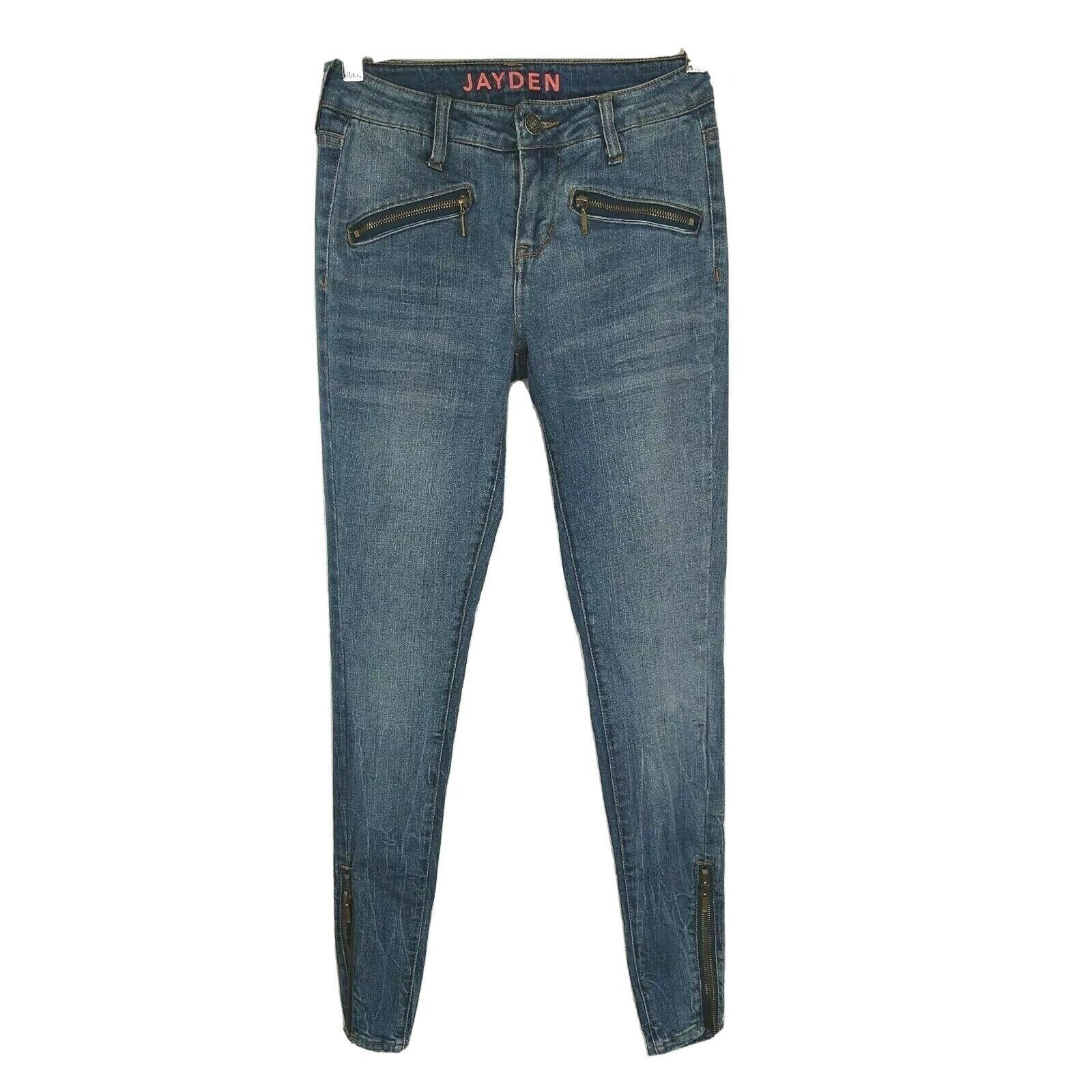 Other Delias Jayden Denim Skinny Jeans Women Size 00 Zipper Ankle Size 24" / US 00 / IT 34 - 1 Thumbnail