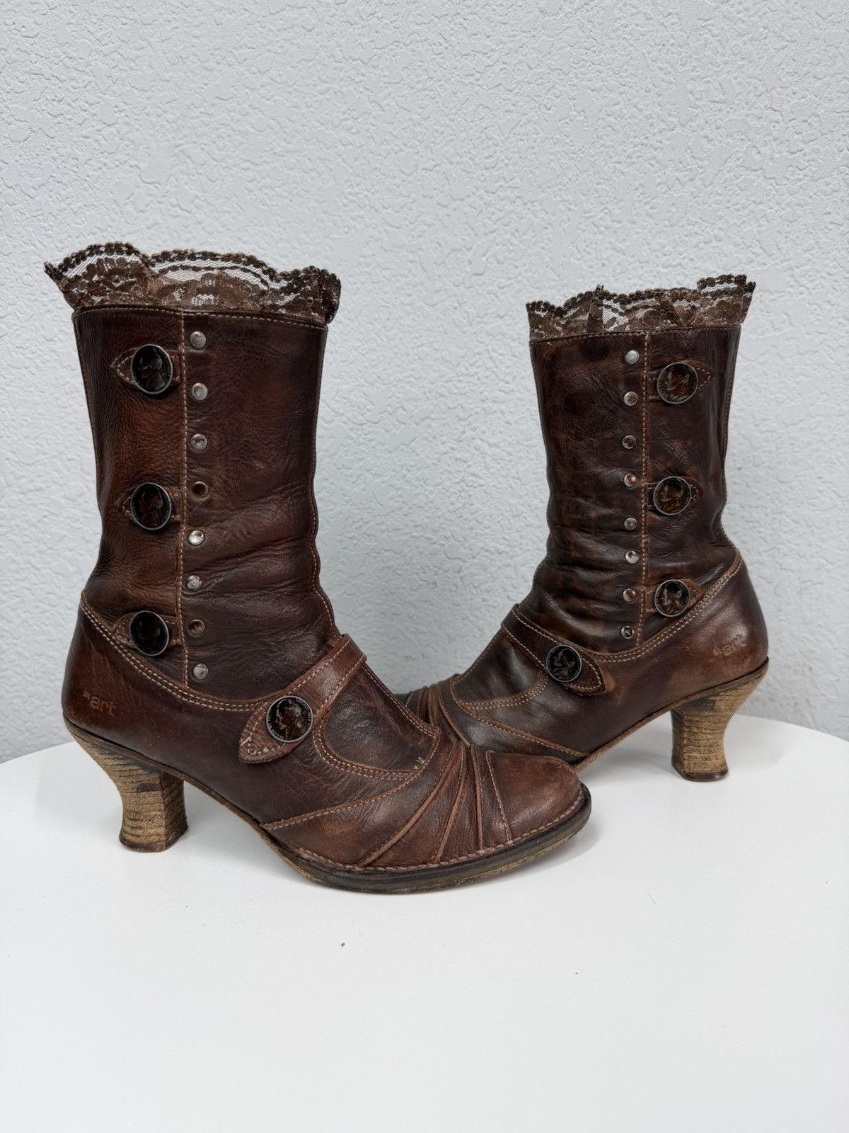 A.S.98 Vintage AS 98 Rick Owens Style Zip Ankle Leather Biker Boots Size US 9 / IT 39 - 1 Thumbnail