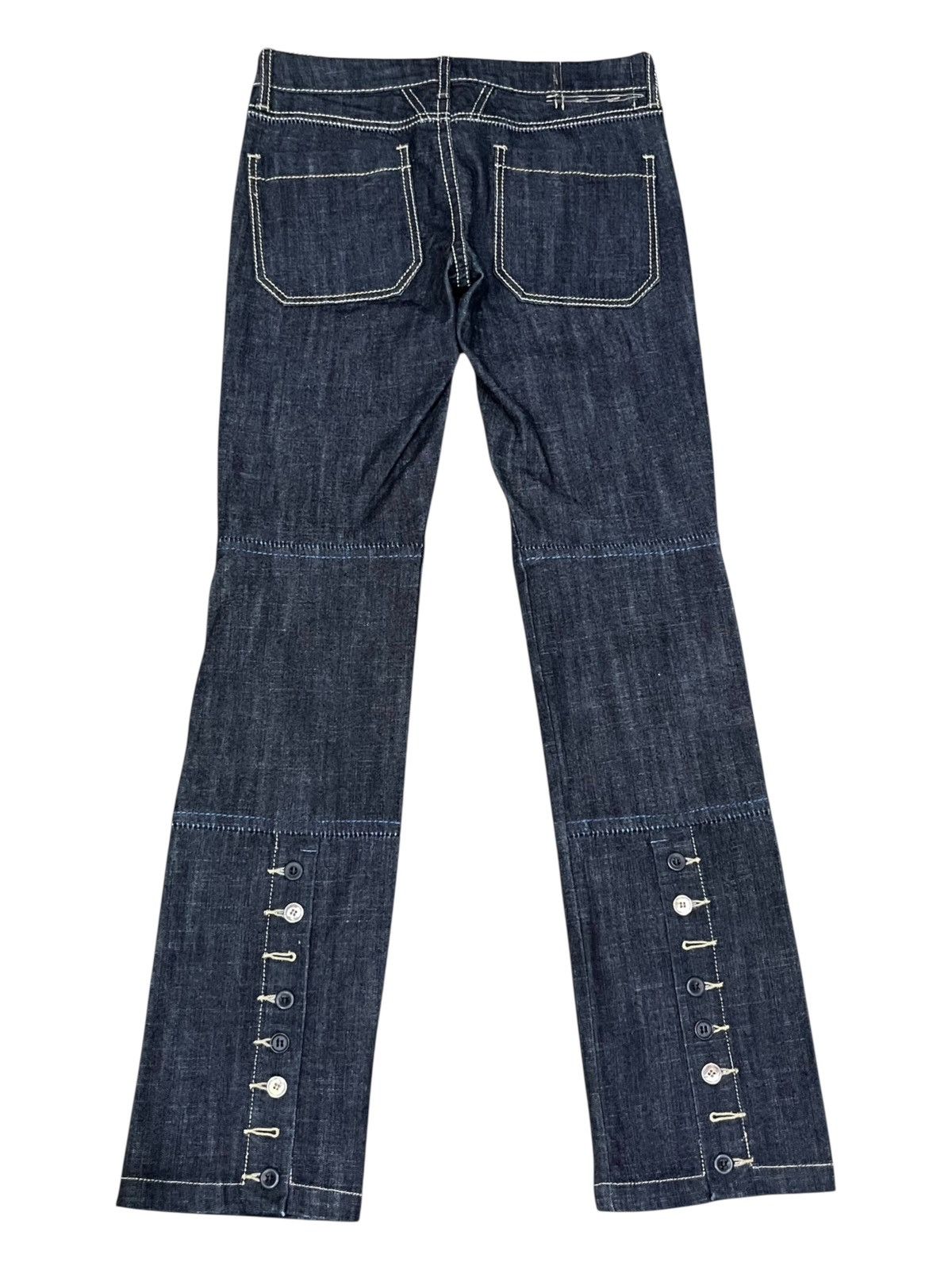 Marithe + Francois Girbaud × Vintage 🔥Vintage MARITHE FRANCOIS GIRBAUD Buttons Leg Straight Fit Size 28" / US 6 / IT 42 - 3 Thumbnail