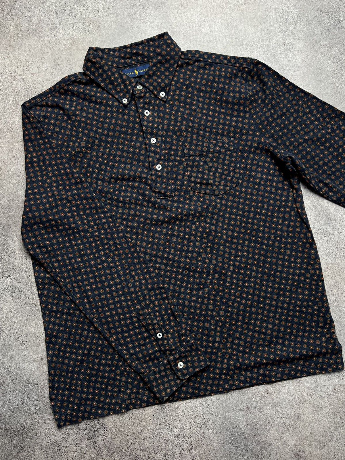 Polo Ralph Lauren × Ralph Lauren Polo Ralph Lauren printed long sleeve polo shirt Size US L / EU 52-54 / 3 - 1 Thumbnail