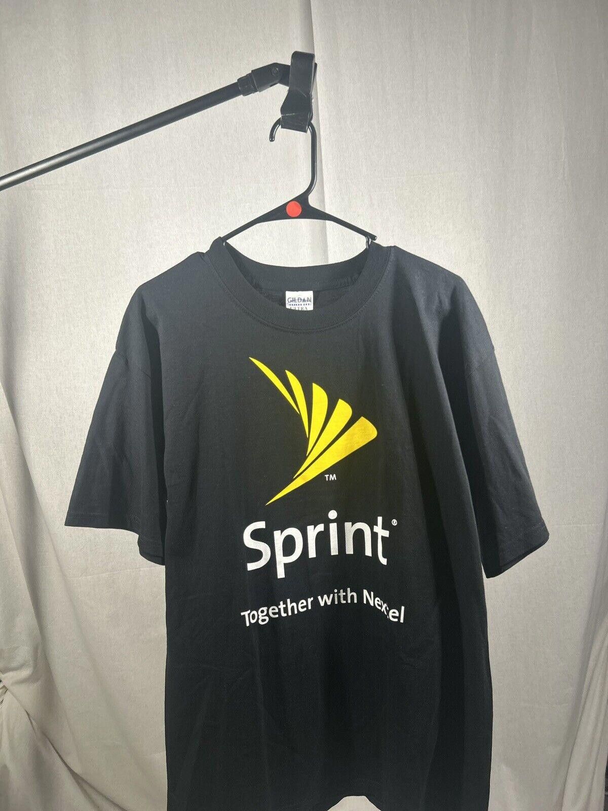 Gildan VTG Y2K Sprint Phone Company Employee Issued T-Shirt Size US L / EU 52-54 / 3 - 1 Thumbnail