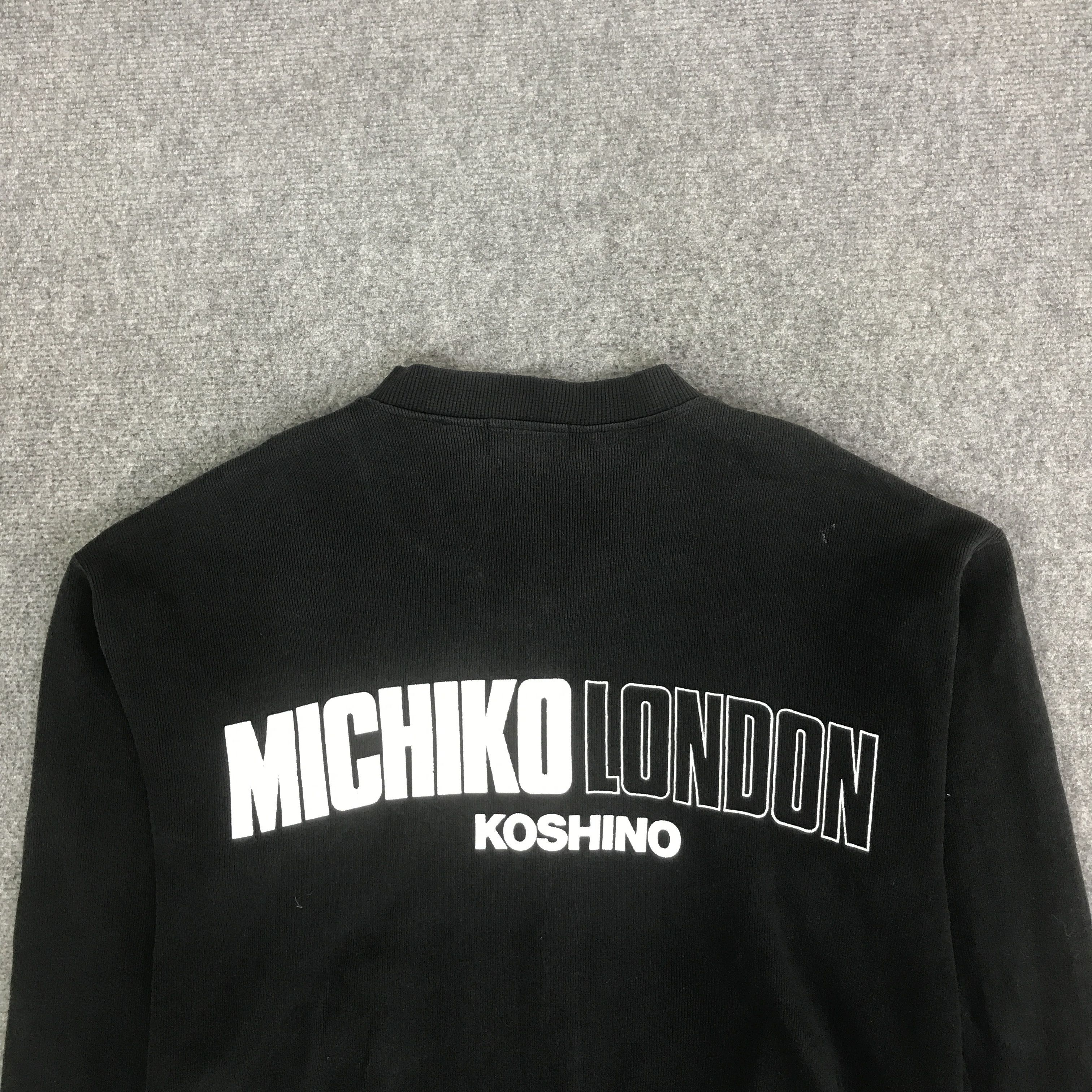 Michiko Koshino MICHIKO KOSHINO JAPAN ZIPPER BLACK FADED JACKET K127B1 Size US L / EU 52-54 / 3 - 4 Thumbnail