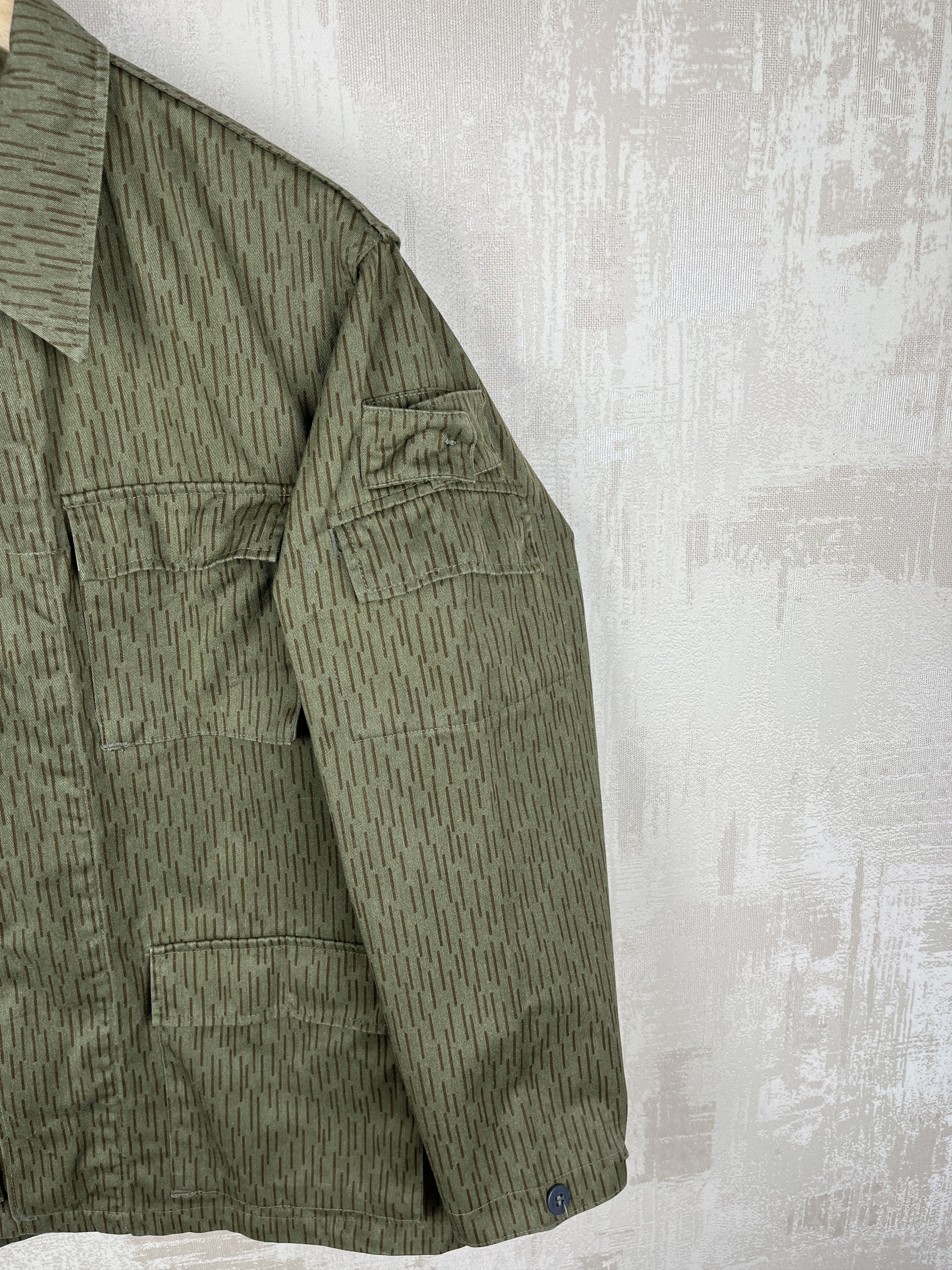 Vintage Vintage Military Army Field Jacket Dash Line Camouflage Size US S / EU 44-46 / 1 - 13 Thumbnail