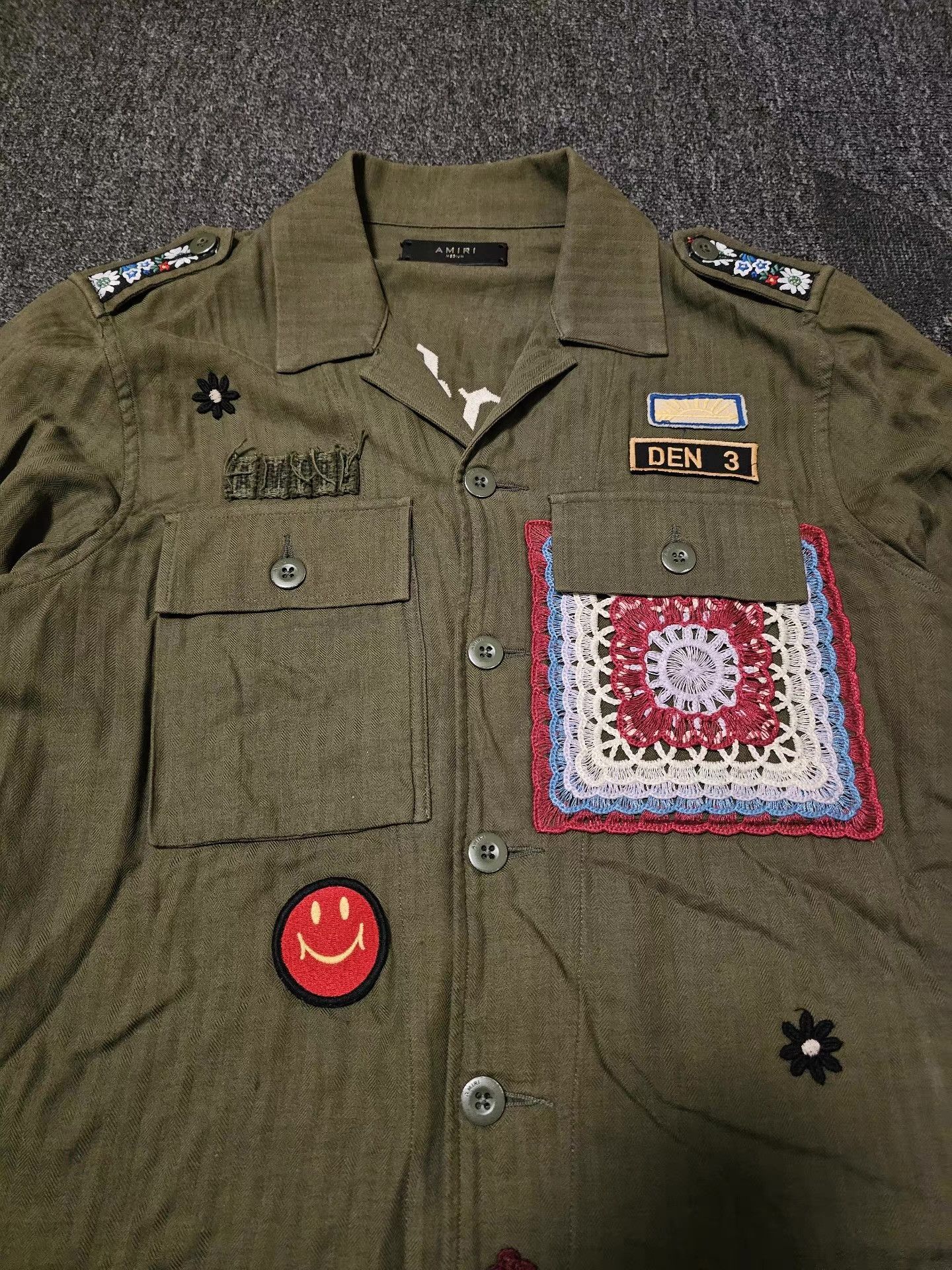 Amiri Amiri Patch Shirt, Q4 Size US M / EU 48-50 / 2 - 2 Thumbnail