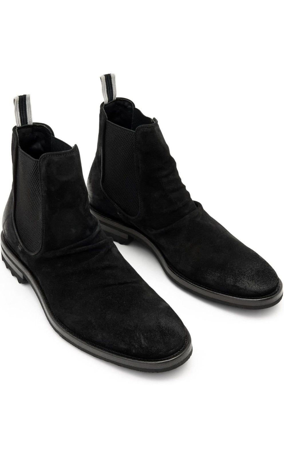 John Varvatos Black suede sharpei boot 8.5 Size US 8.5 / EU 41-42 - 1 Thumbnail