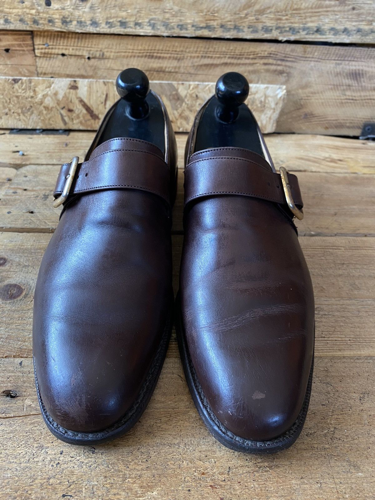 Church's Church’s monk strap brown leather dress shoes sz uk7 Size US 8 / EU 41 - 2 Thumbnail