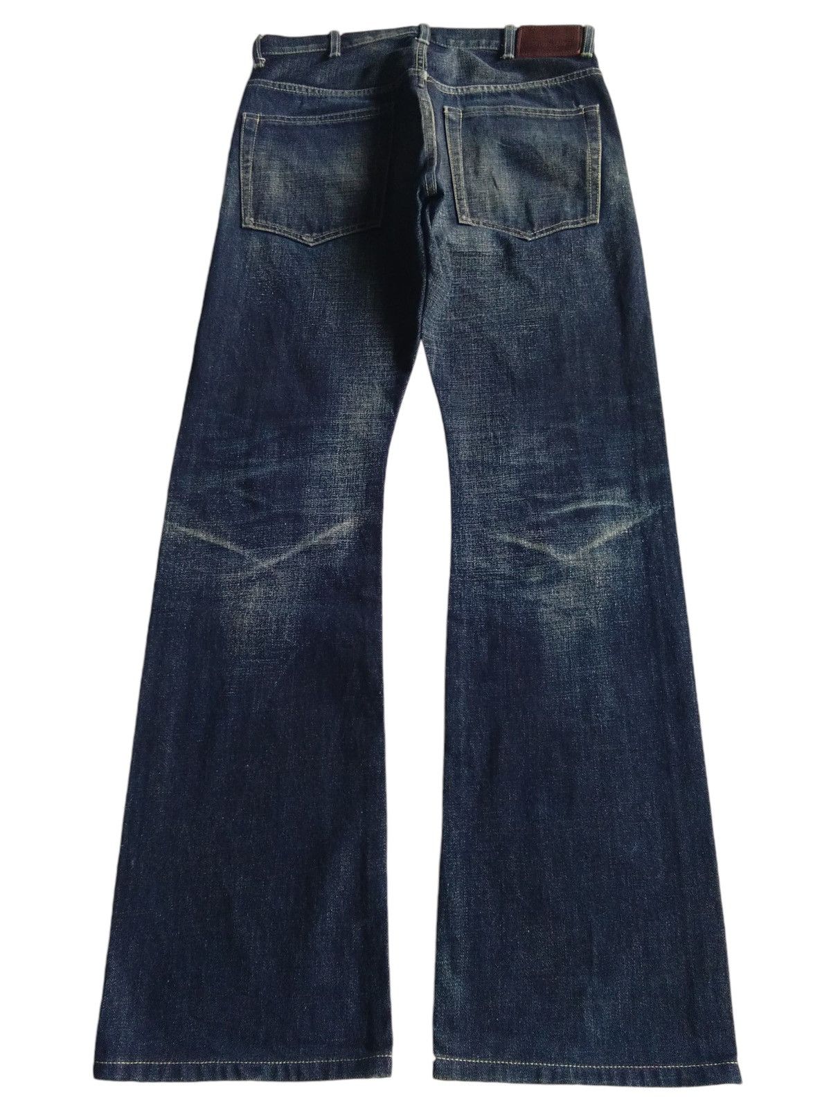 Tornado Mart FLARE JAPANESE MEN’S BIGI SELVEDGE RUSTY DENIM Size US 30 / EU 46 - 5 Thumbnail