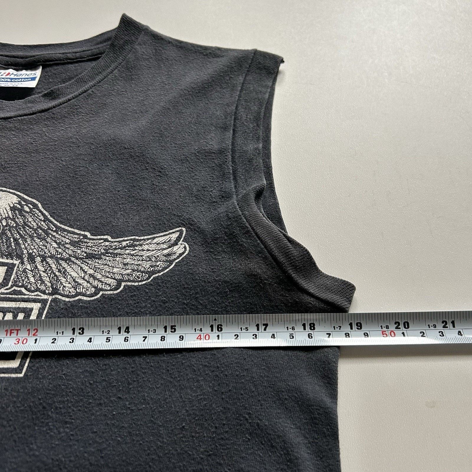 Hanes × Harley Davidson × Vintage Vintage 90s Harley Davidson Shirt Tank Top Medium Faded Rare Size US M / EU 48-50 / 2 - 6 Thumbnail