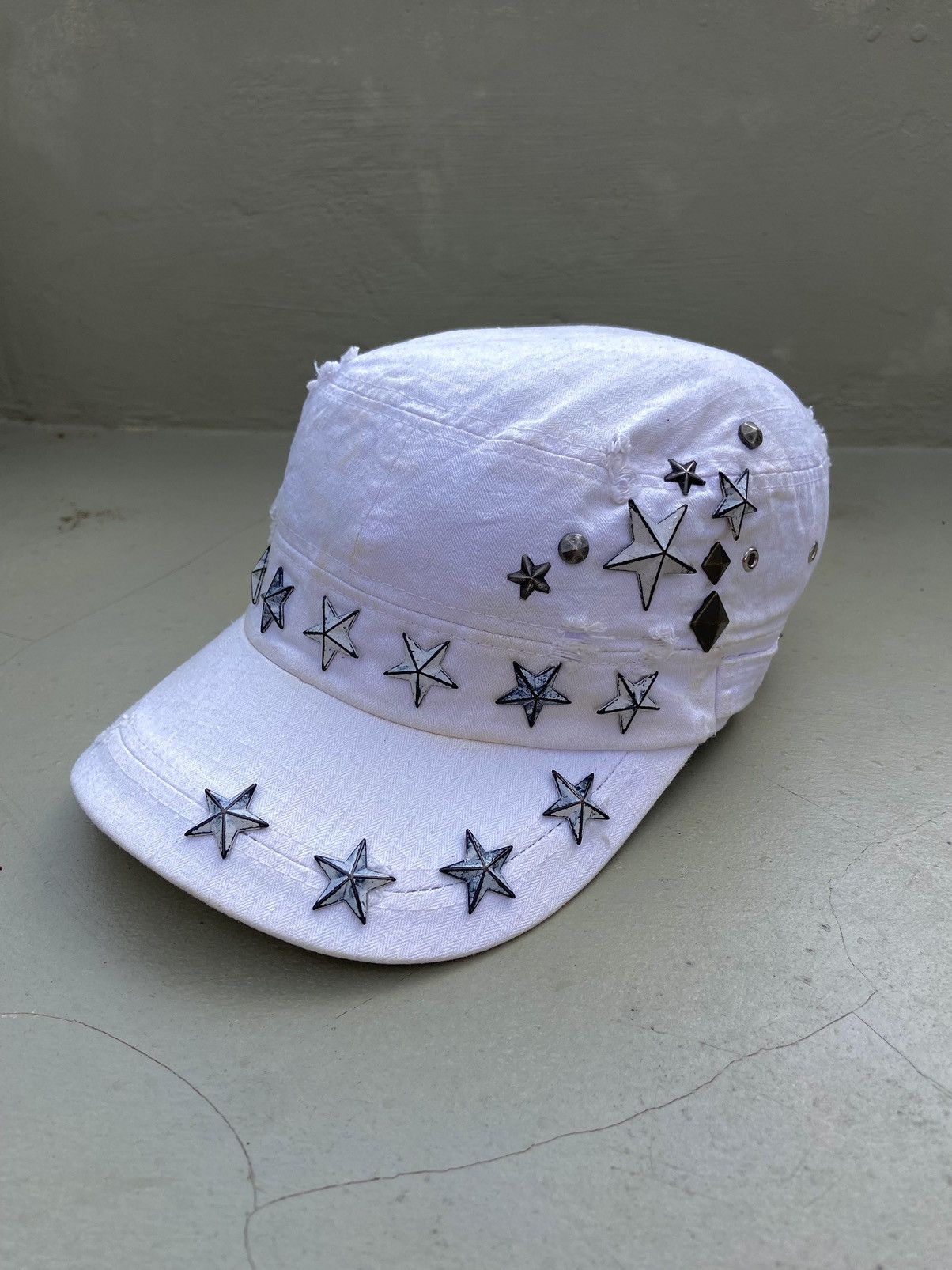 If Six Was Nine 2000s star studded patrol hat Size ONE SIZE - 1 Thumbnail