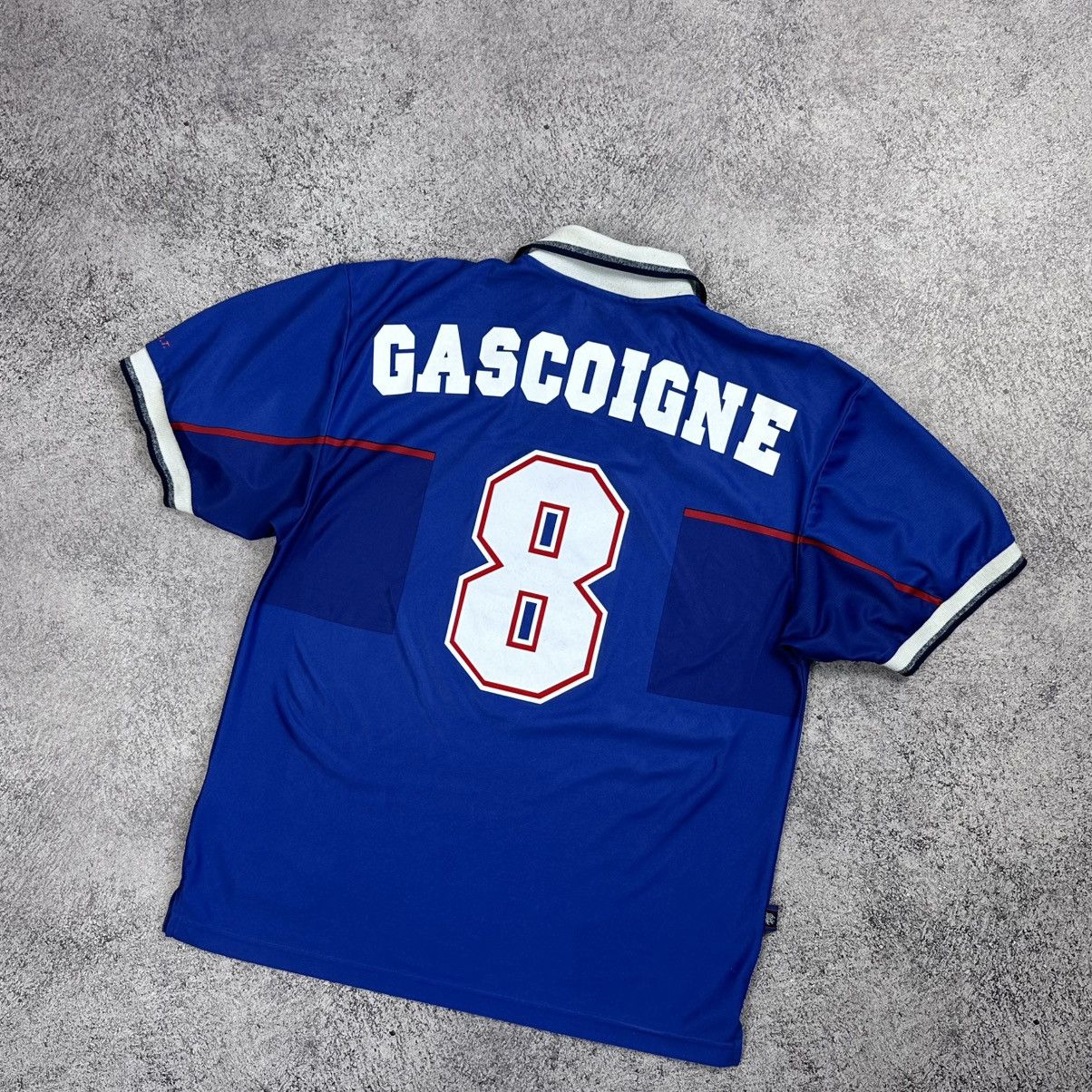 Nike Glasgow Rangers 1997 1999 Home Football Shirt #8 Gascoigne Size US L / EU 52-54 / 3 - 2 Thumbnail