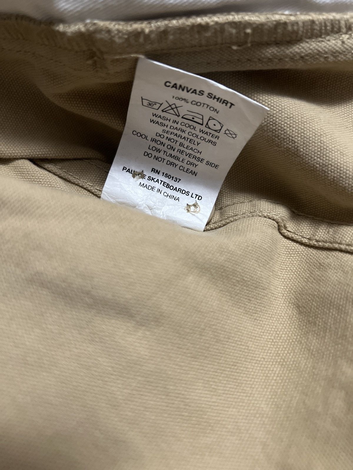 Palace Palace canvas shirt Size US L / EU 52-54 / 3 - 5 Thumbnail