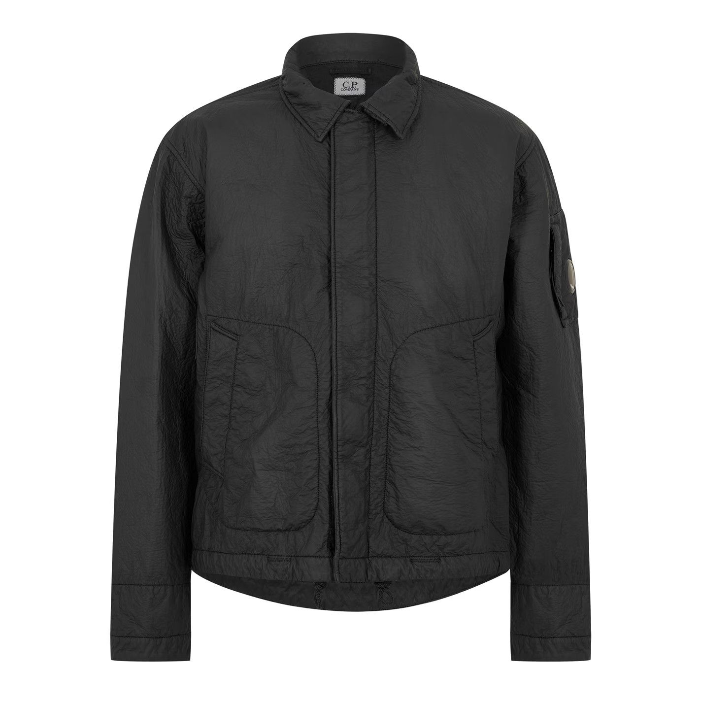 C.P. Company o1g2r1mq0426 Feltro Bi Film Jacket in Black Size US L / EU 52-54 / 3 - 1 Thumbnail