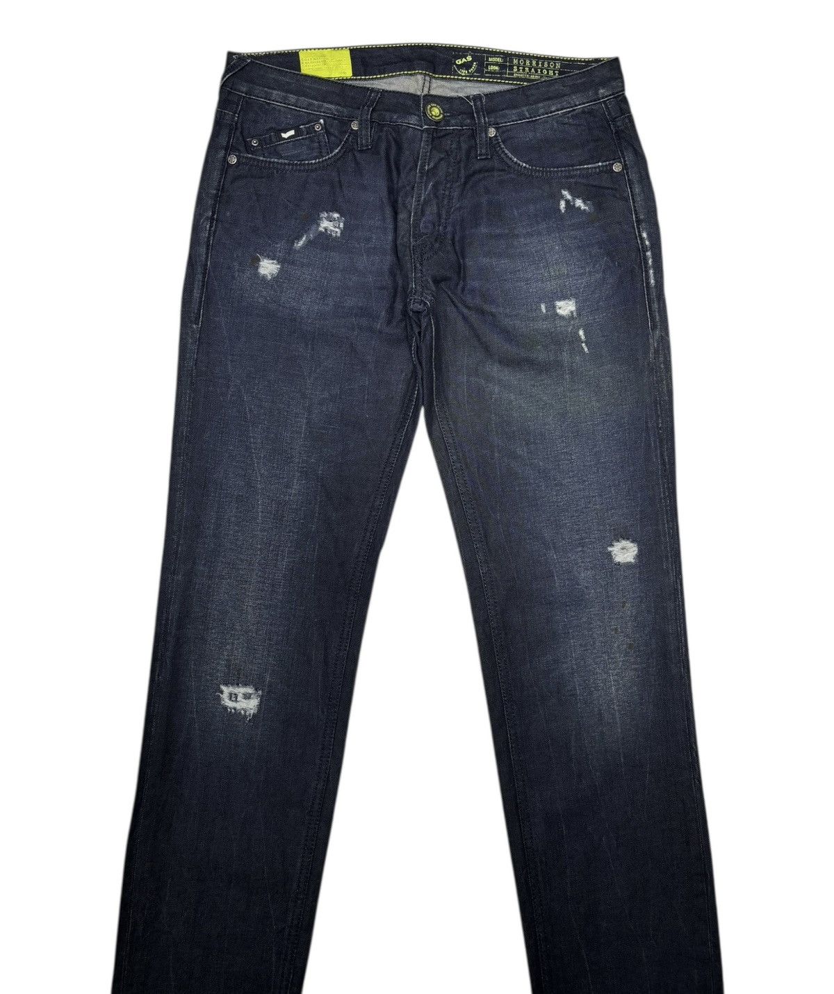 GAS × Hysteric Glamour GAS ADDRESS DARK DENIM STRAIGHT LEG JEAN Size US 32 / EU 48 - 5 Thumbnail