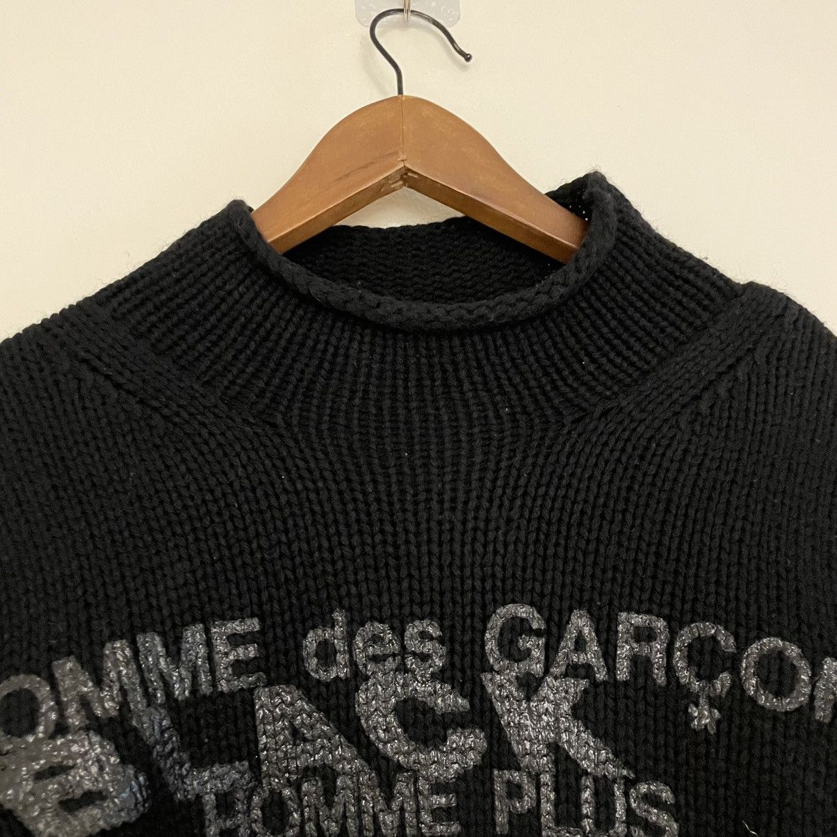 Comme des Garcons × Comme des Garcons Black × Comme des Garcons Homme Plus Comme Des Garçons Black Chunky Knit Size US M / EU 48-50 / 2 - 6 Thumbnail