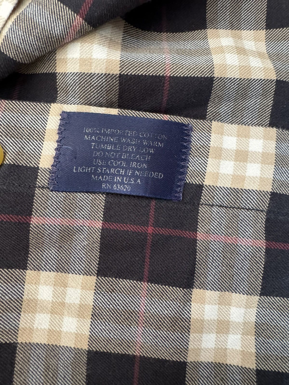 Burberry Burberry London Long Sleeves Button up Plaid Pocket Size US M / EU 48-50 / 2 - 2 Thumbnail
