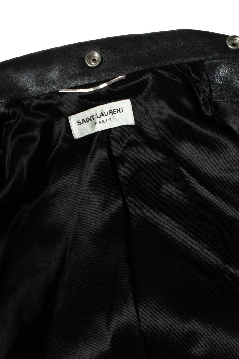 Saint Laurent Paris Saint Laurent, FW14 black leather biker Size US M / EU 48-50 / 2 - 5 Thumbnail
