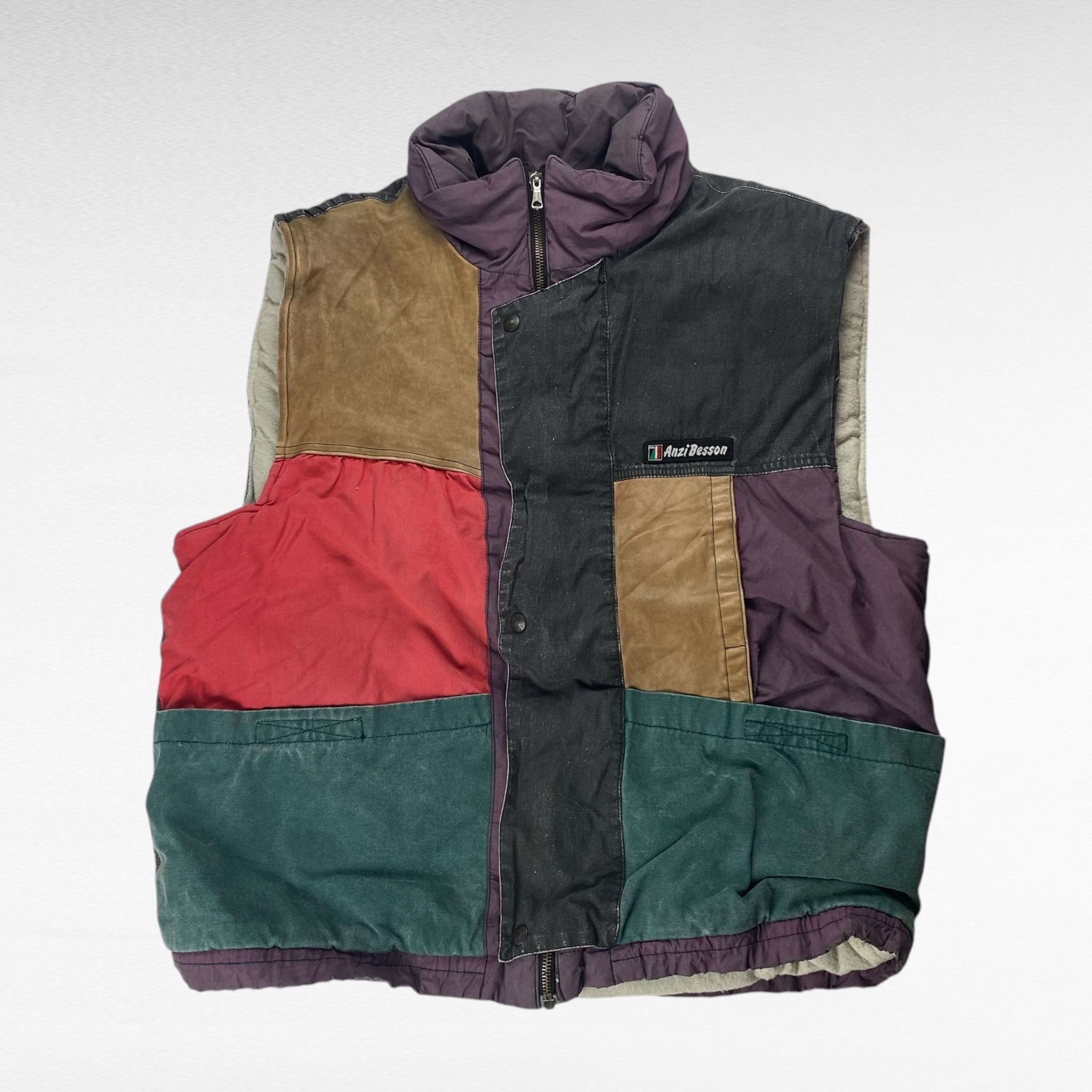 Vintage Anzi Besson Zip Up Vest Size L Size US L / EU 52-54 / 3 - 1 Thumbnail