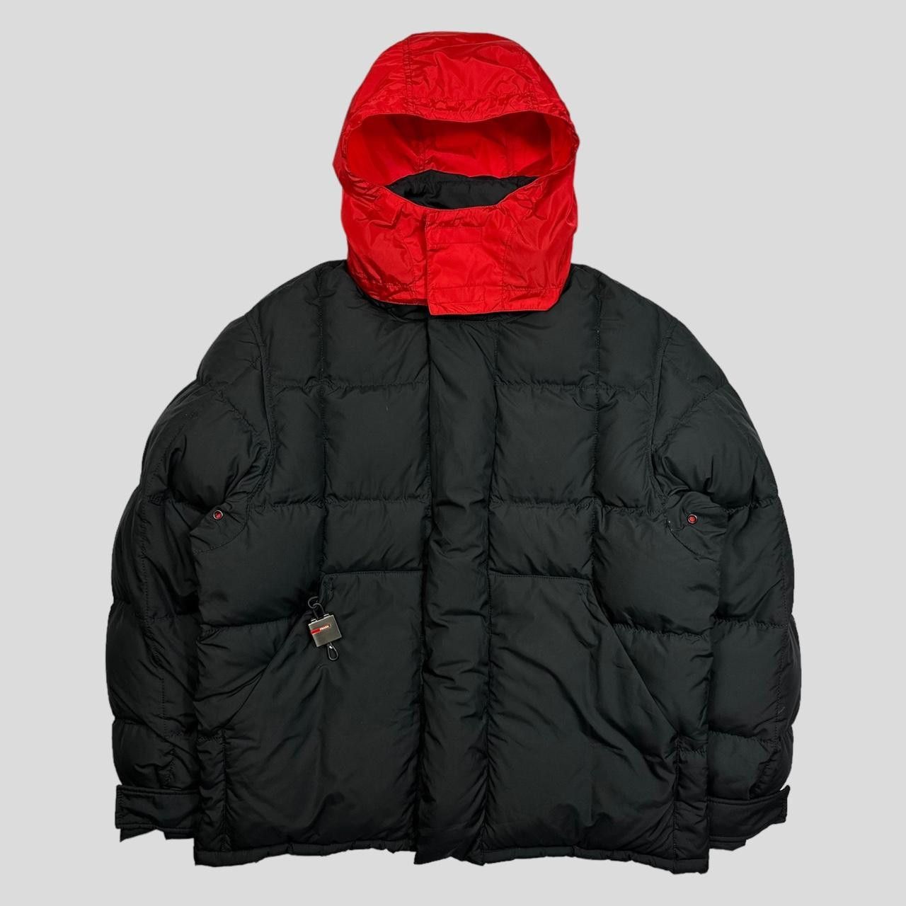 image of Prada Sport Aw02 Backpack Square Down Puffer Jacket - It54 in Black, Men's (Size XL)