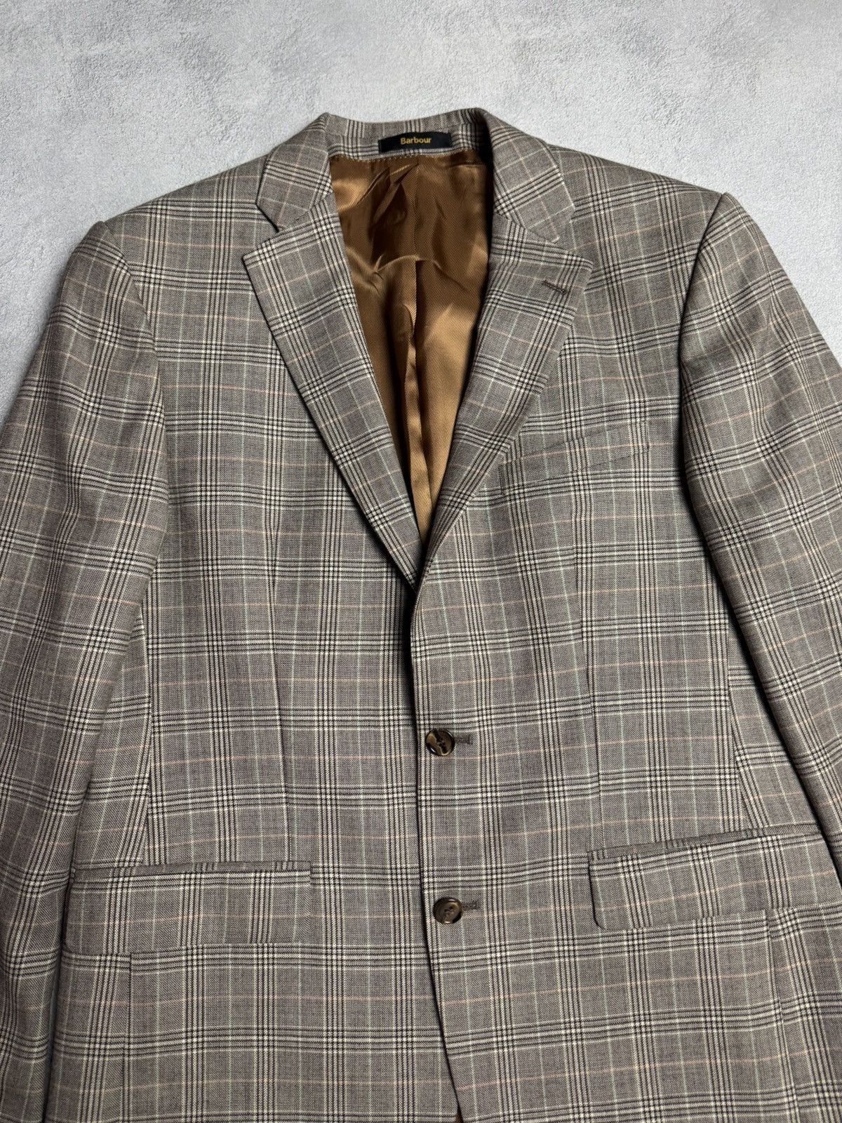 Barbour Barbour Wool Suit Blazer Jacket size L Size 50L - 3 Thumbnail