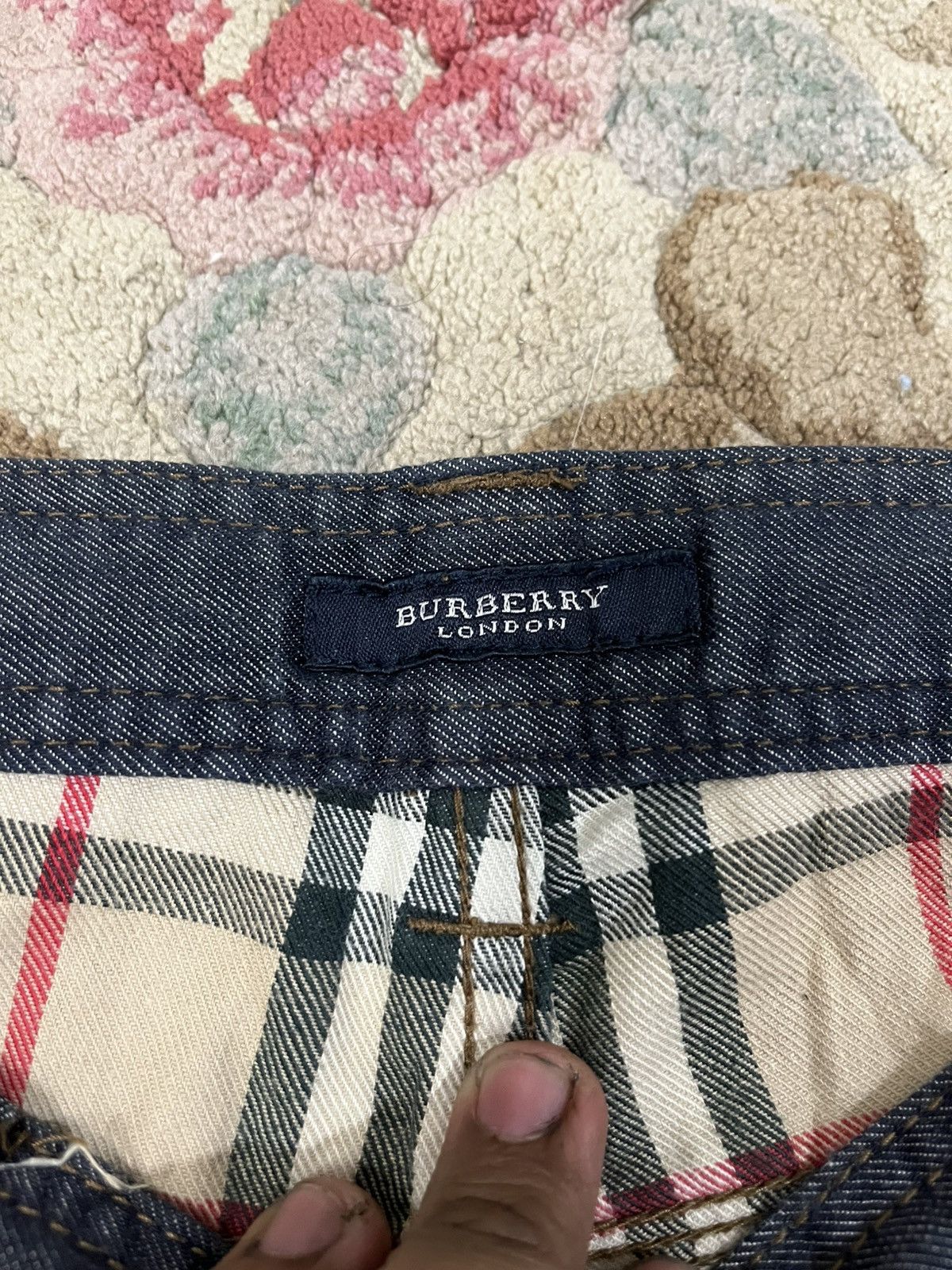 14th Addiction × Burberry Vintage Burberry London BLack Maria Denim Size US 34 / EU 50 - 11 Thumbnail