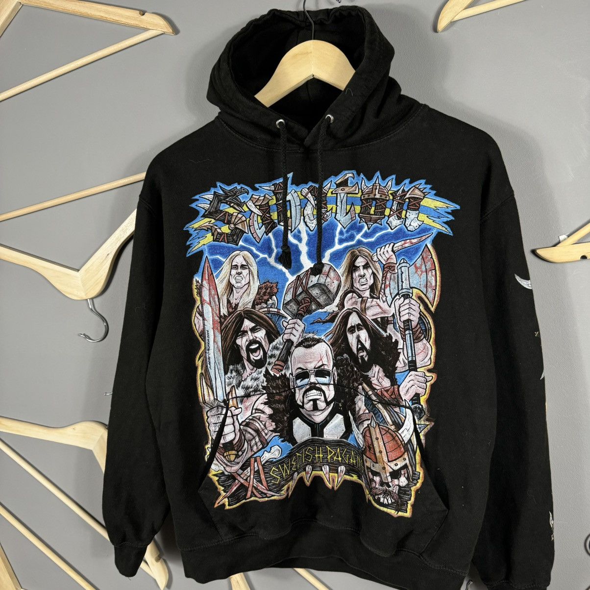Band Tees Sabaton Official Swedish Pagans Band Hoodie Size US M / EU 48-50 / 2 - 4 Thumbnail