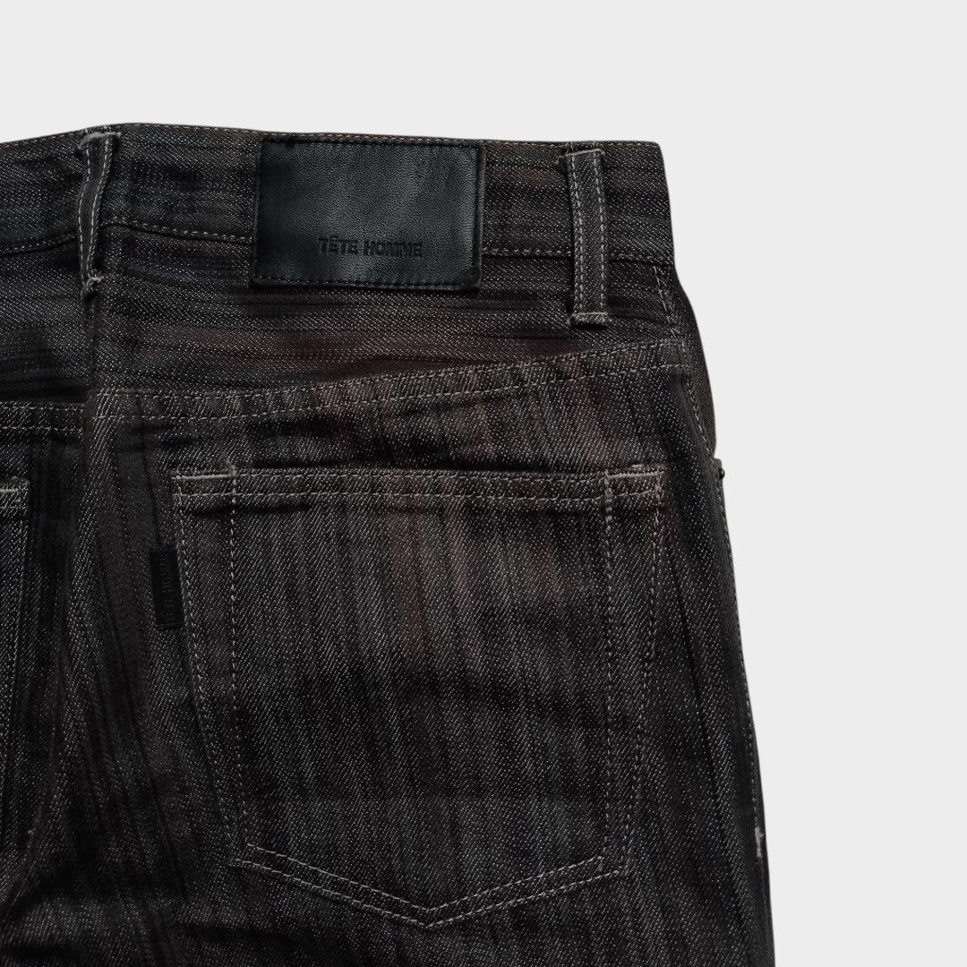 Tornado Mart Tete Homme stripe flared jean Size US 28 / EU 44 - 5 Thumbnail