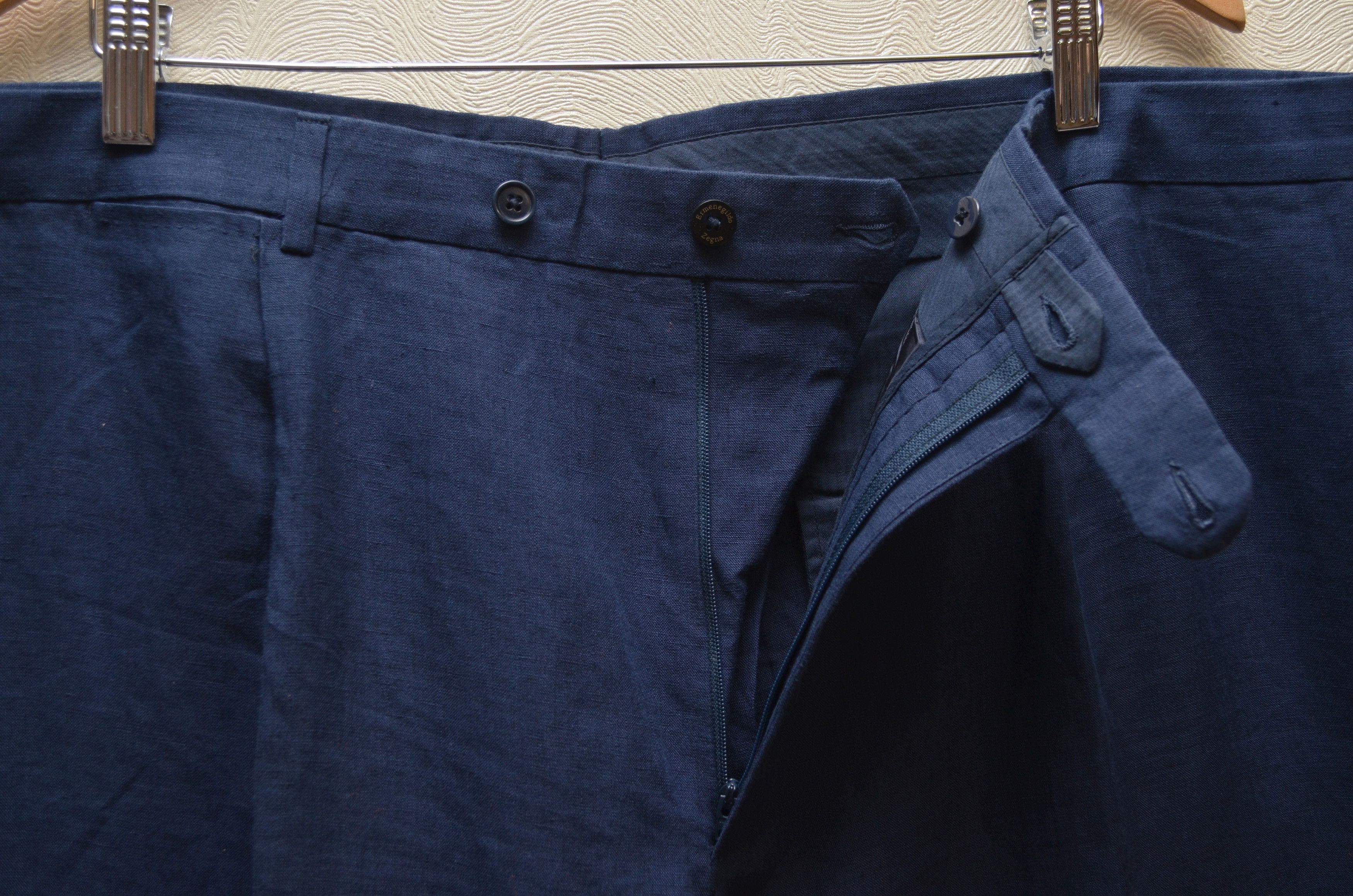 Ermenegildo Zegna × Z Zegna Ermenegildo Zegna Su Misura 100% Linen Pants Size W40 L32 Size US 44 / EU 60 - 7 Thumbnail