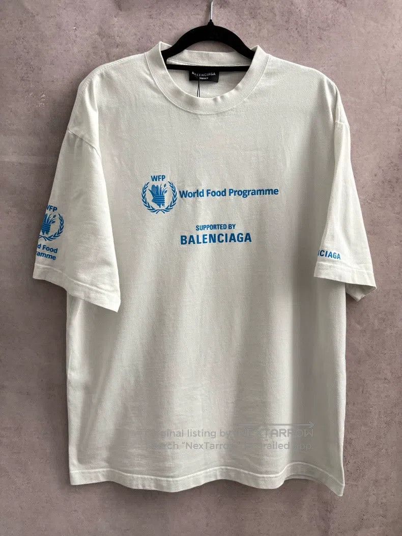Balenciaga Logo letter printed round neck pullover short s