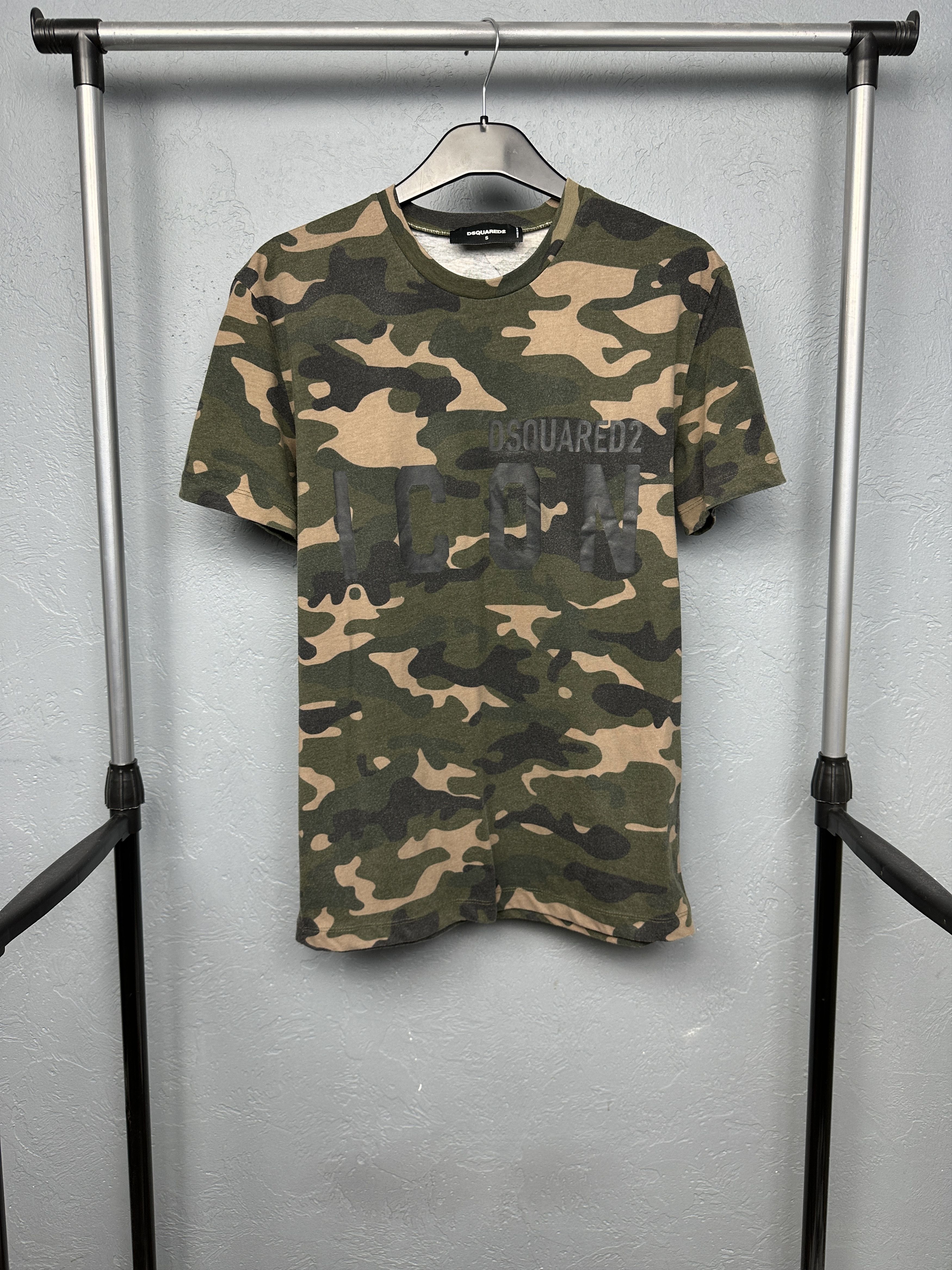 Dsquared2 Dsquared2 Mens Camo T-Shirt Size US S / EU 44-46 / 1 - 1 Thumbnail