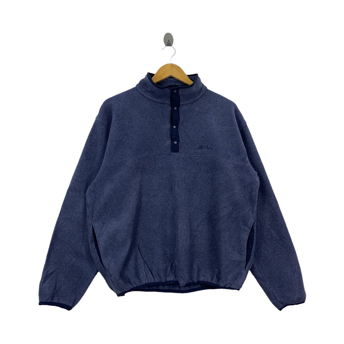 L.L. Bean L.L.BEAN Outdoor Small Logo Fleece Half Button Sweatshirt Size US M / EU 48-50 / 2 - 8 Thumbnail