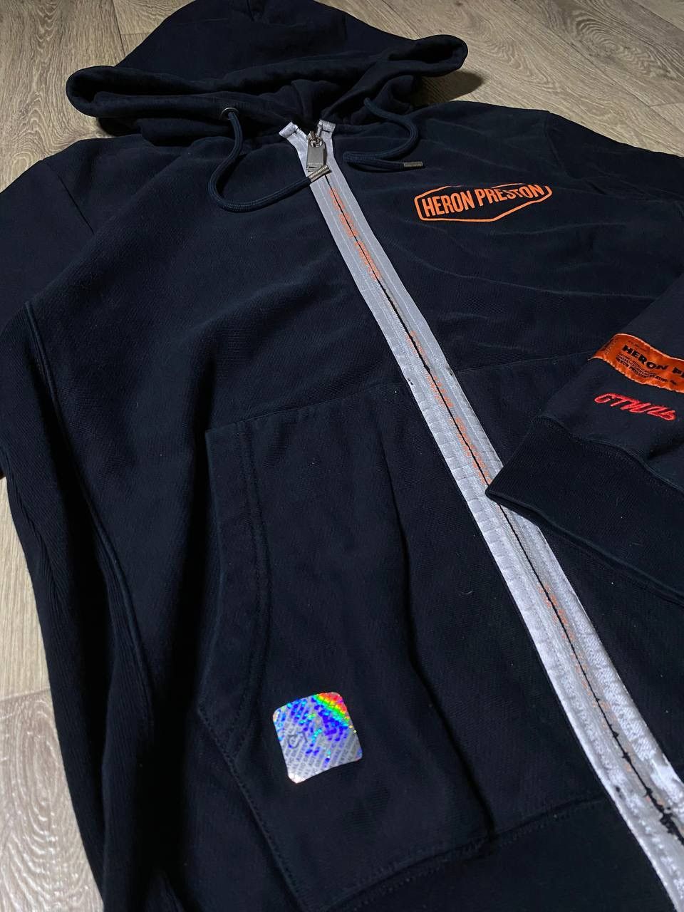 Heron Preston Preston reflective zip hoodie Size US M / EU 48-50 / 2 - 4 Thumbnail