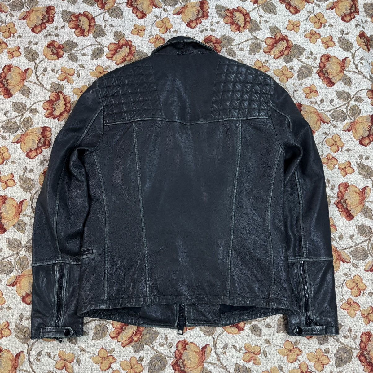 Allsaints × Yves Saint Laurent All Saints Lamb Leather Cargo Biker Jacket Avant Garde Japan Size US XS / EU 42 / 0 - 6 Thumbnail