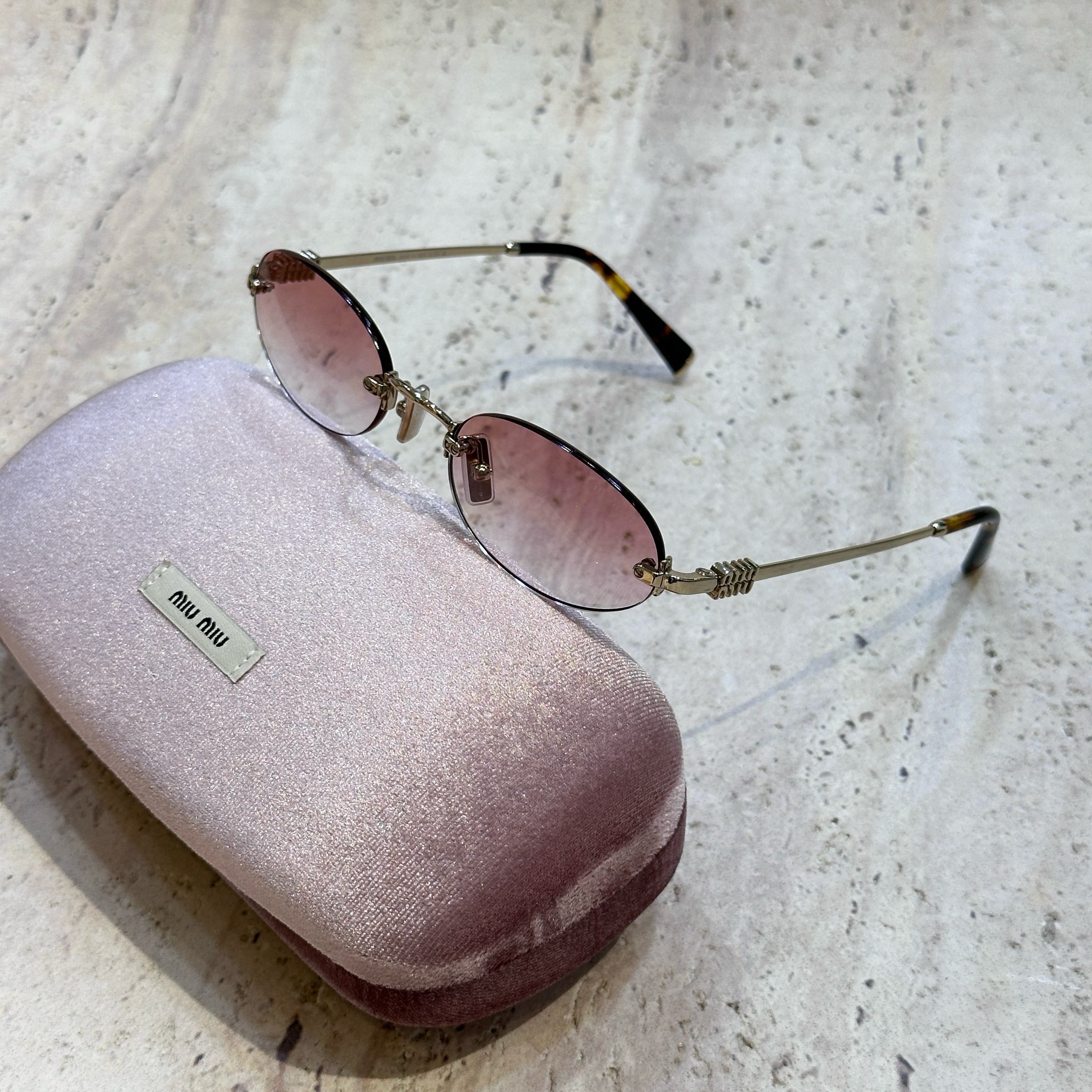 Miu Miu MIU MIU 0MU A54S ZVN70O SUNGLASSES Size ONE SIZE - 6 Thumbnail