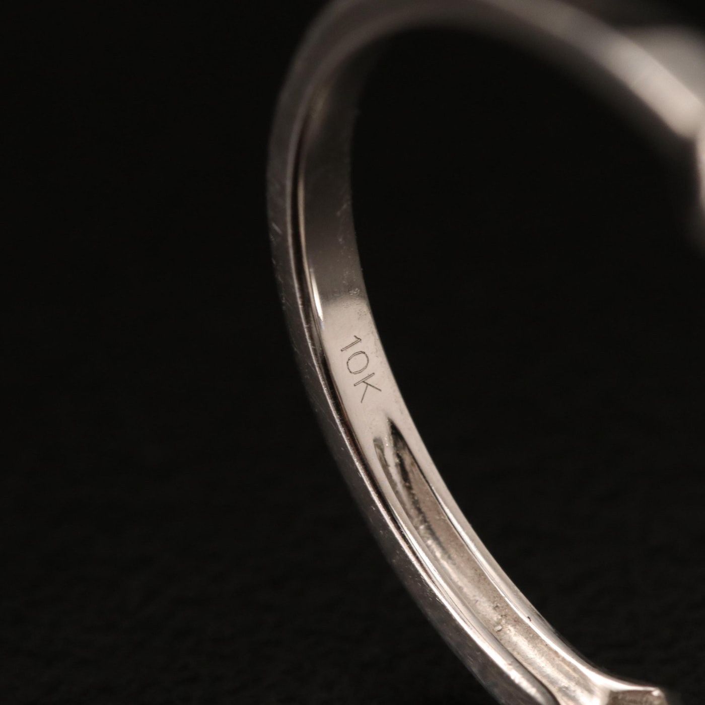 Other Vintage 10k .12 ctw Diamond Geometric Band Size ONE SIZE - 4 Thumbnail