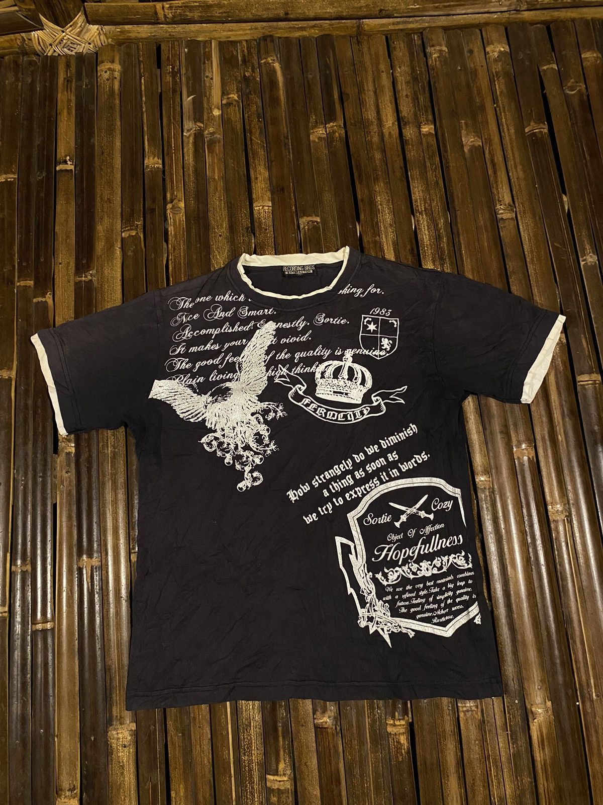 Japanese Brand RECORDING BIRDS IFSIXWASNINE STYLE TSHIRT Size US M / EU 48-50 / 2 - 1 Thumbnail