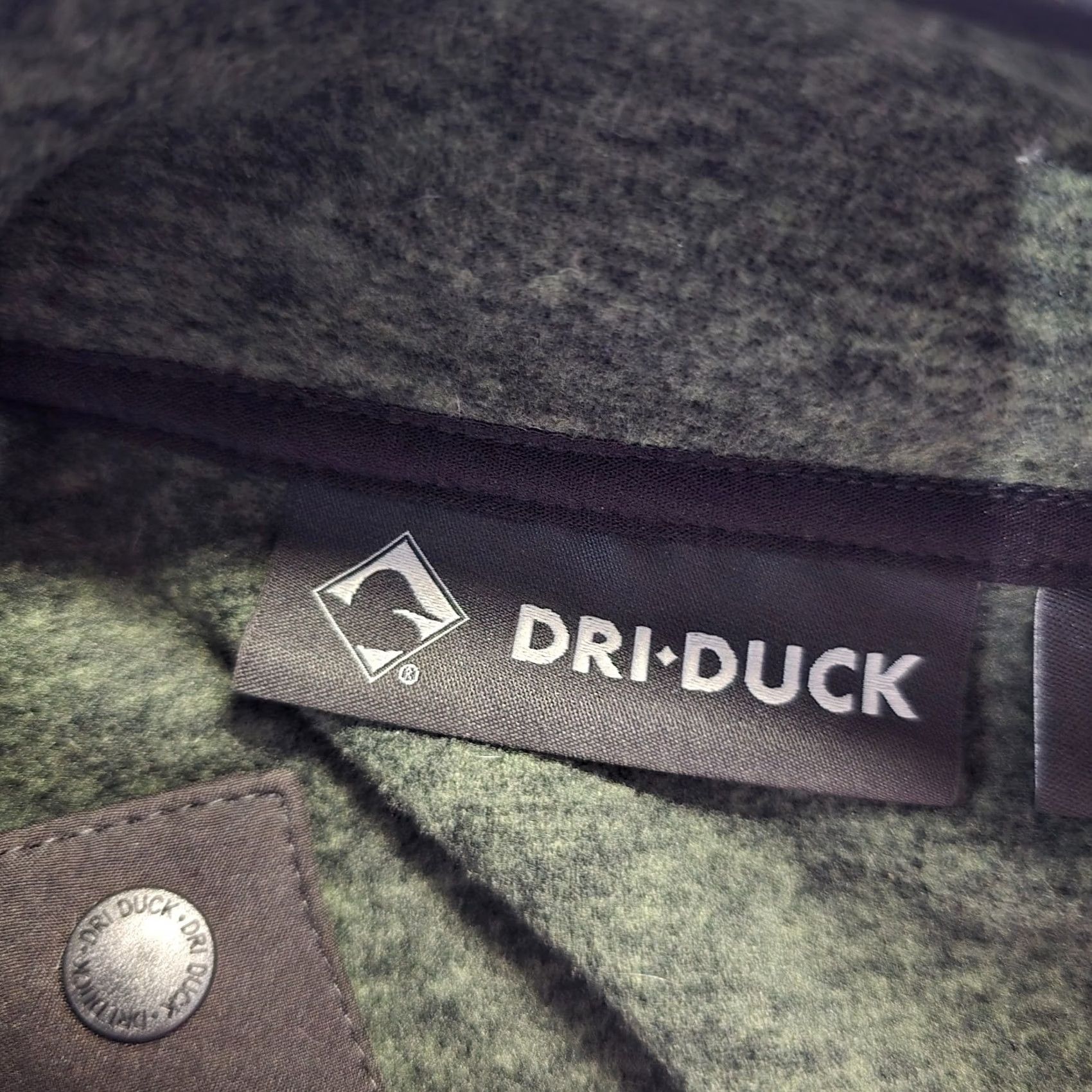 Layer 8 DRI DUCK Sweater Women Size M Green Fleece 1/4 Button Long Sleeve Pullover Mock Neck Casual Winter Fall Size M / US 6-8 / IT 42-44 - 6 Thumbnail