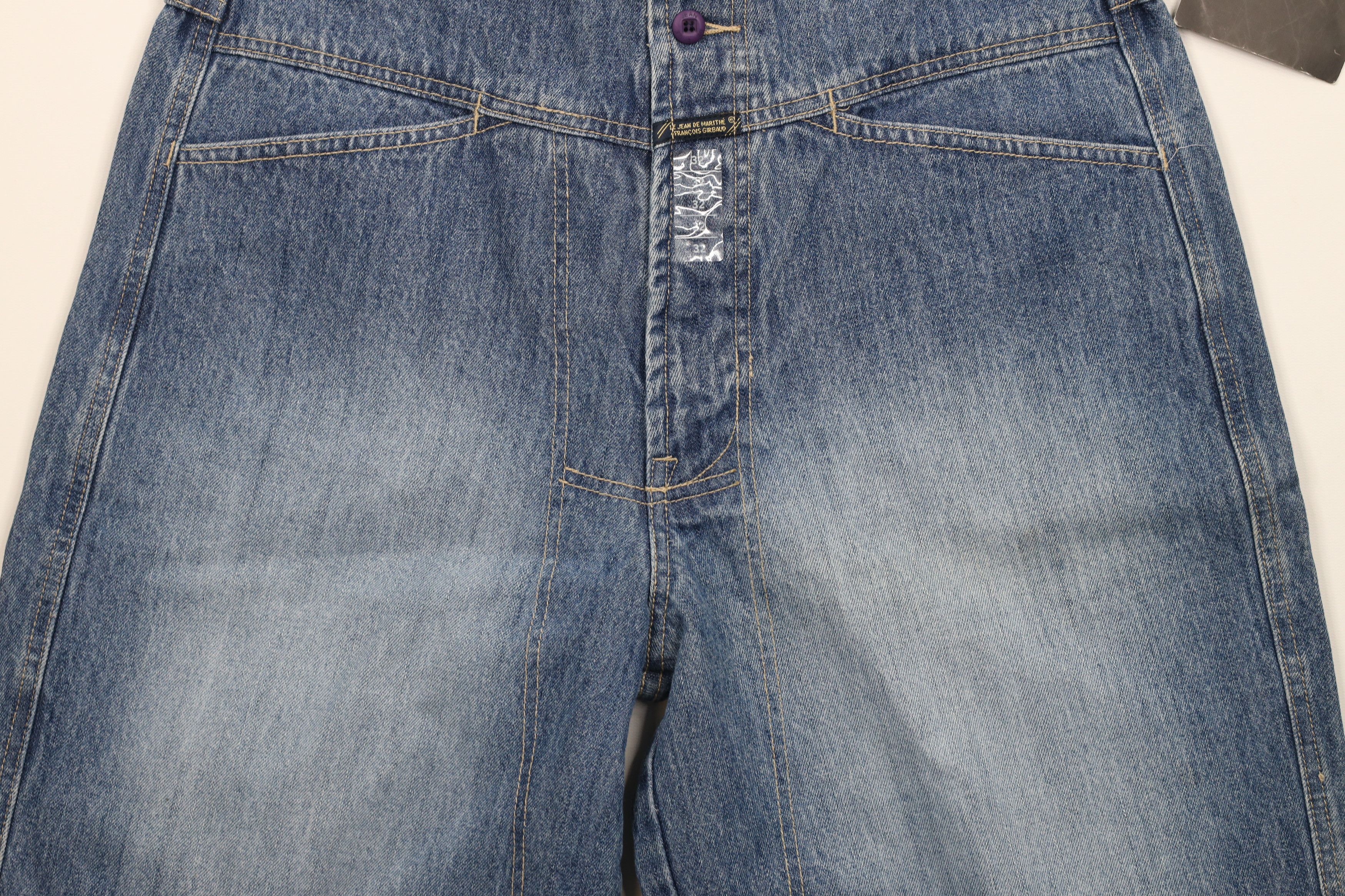 Marithe + Francois Girbaud × Vintage Deadstock Vintage Marithe Francois Girbaud Denim Jean Shorts Size US 32 / EU 48 - 3 Thumbnail
