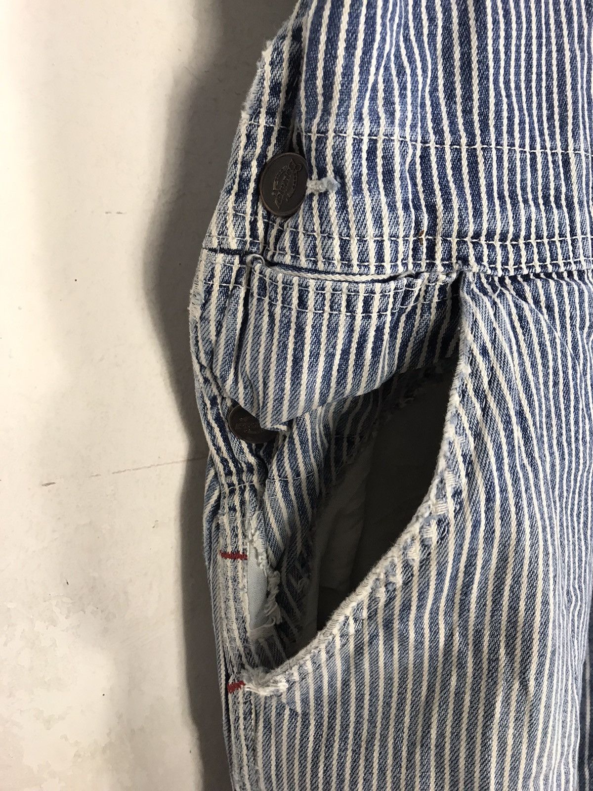 Dickies Dickies Hickory Indigo Denim Coveral Overall Jumper Workwear Size US 38 / EU 54 - 13 Thumbnail