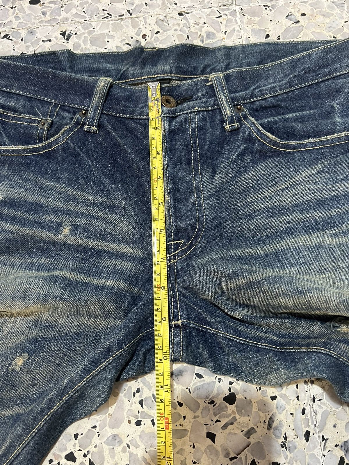 Japanese Brand GLAMB JAPANESE DISTRESSED DENIM JEANS Size US 34 / EU 50 - 16 Thumbnail