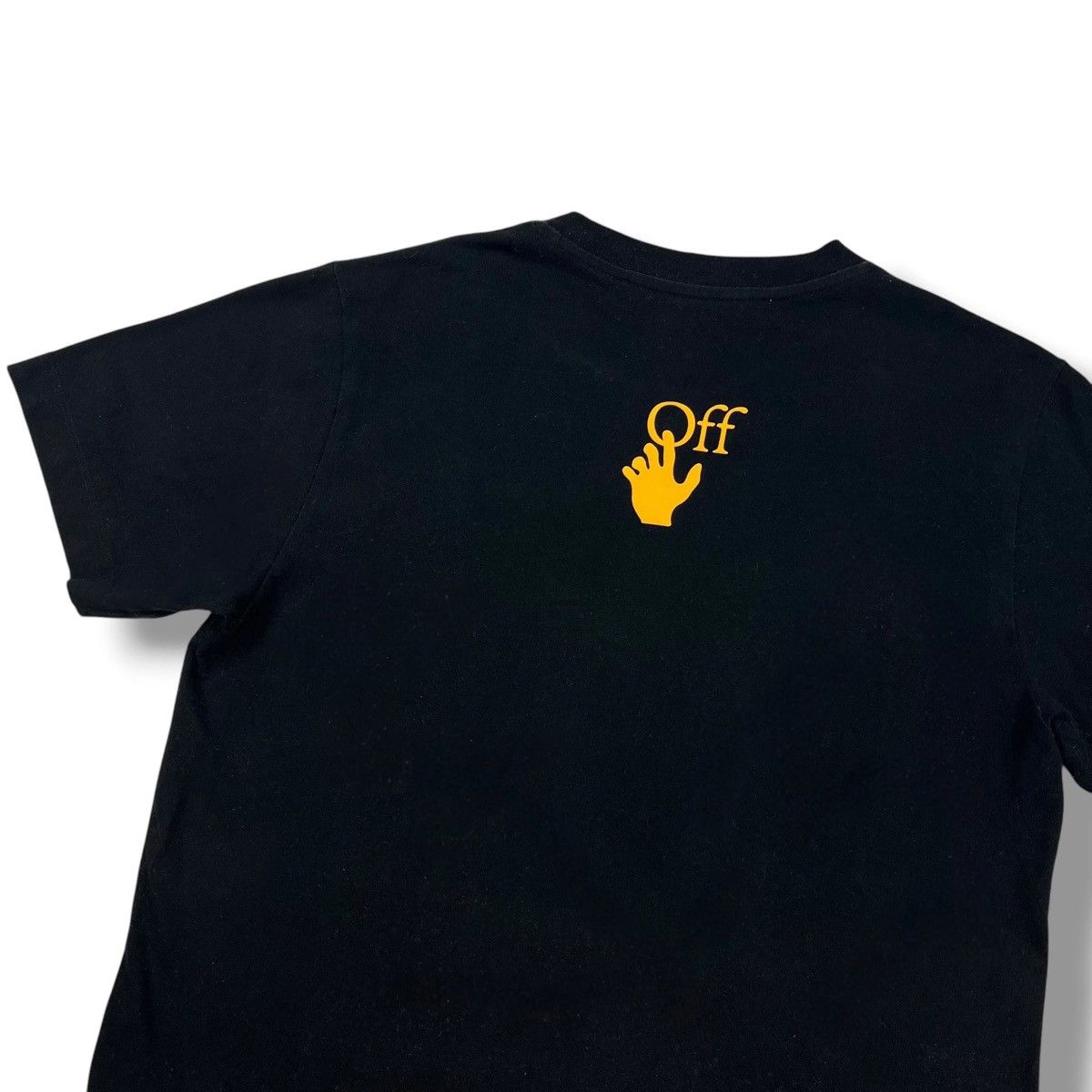 Off-White OFF-WHITE YELLOW CARAVAGGIO BLACK T SHIRT Size US XXL / EU 58 / 5 - 3 Thumbnail