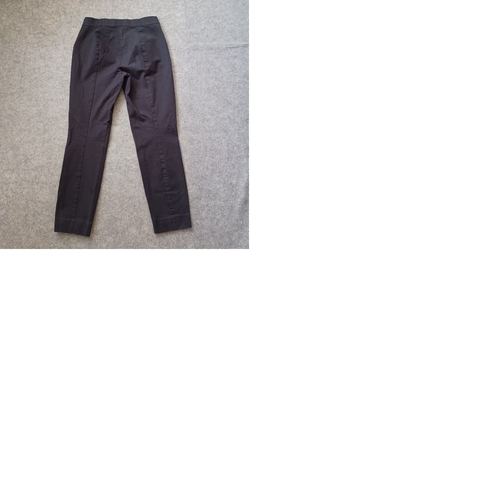 Everlane Everlane Pants Womens 6 Black Tapered Side Zip Career Work Stretchy Cotton Blend Slim Ankle Modern Womens Size 28" / US 6 / IT 42 - 9 Thumbnail