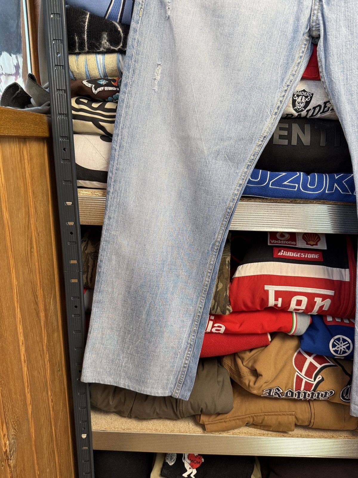 Levi's Levi's 506 Jeans 34 00s Regular Fit Straight Acid Wash Size US 34 / EU 50 - 7 Thumbnail