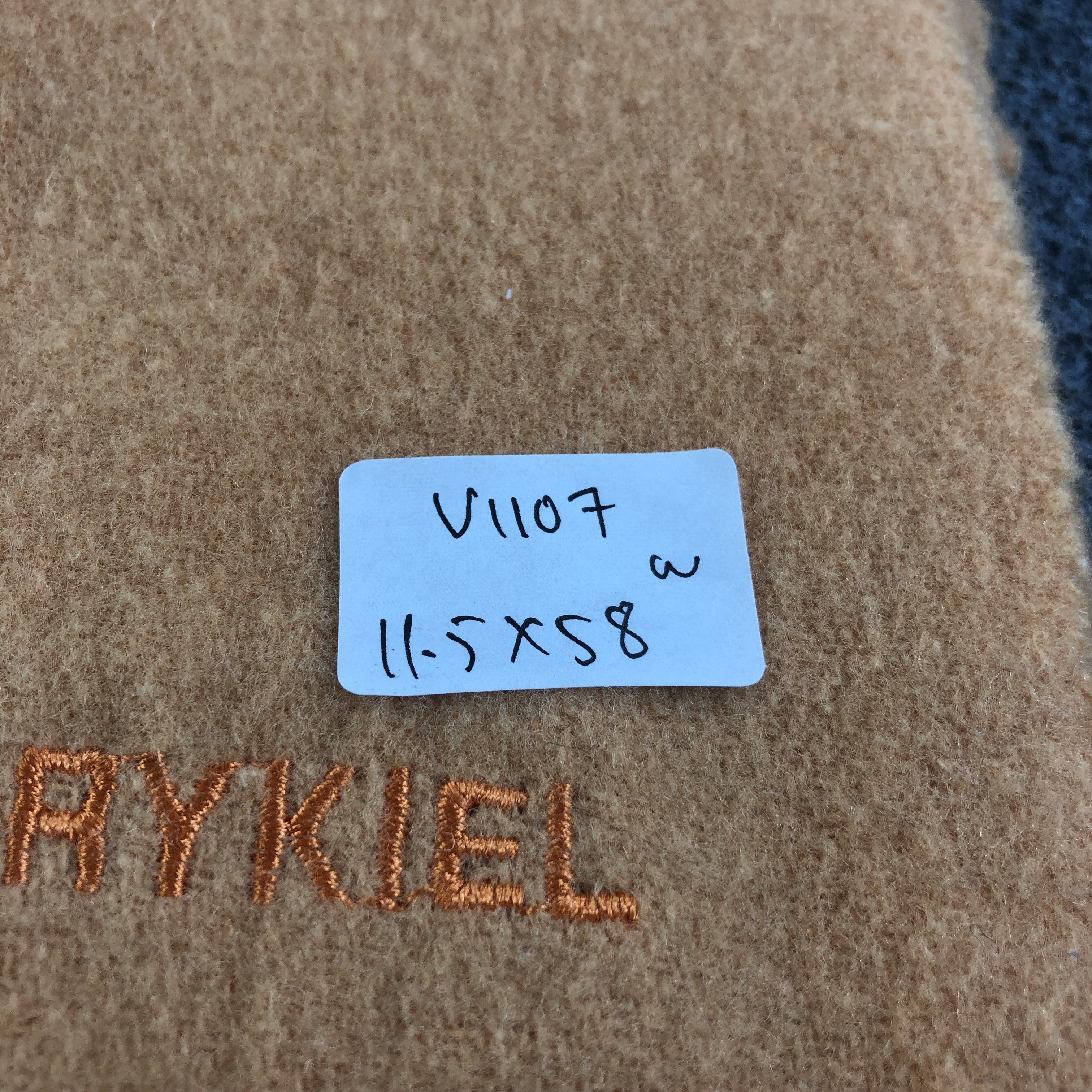 Sonia Rykiel Rykiel Wool Scarf Muffler V1107 Size ONE SIZE - 6 Thumbnail